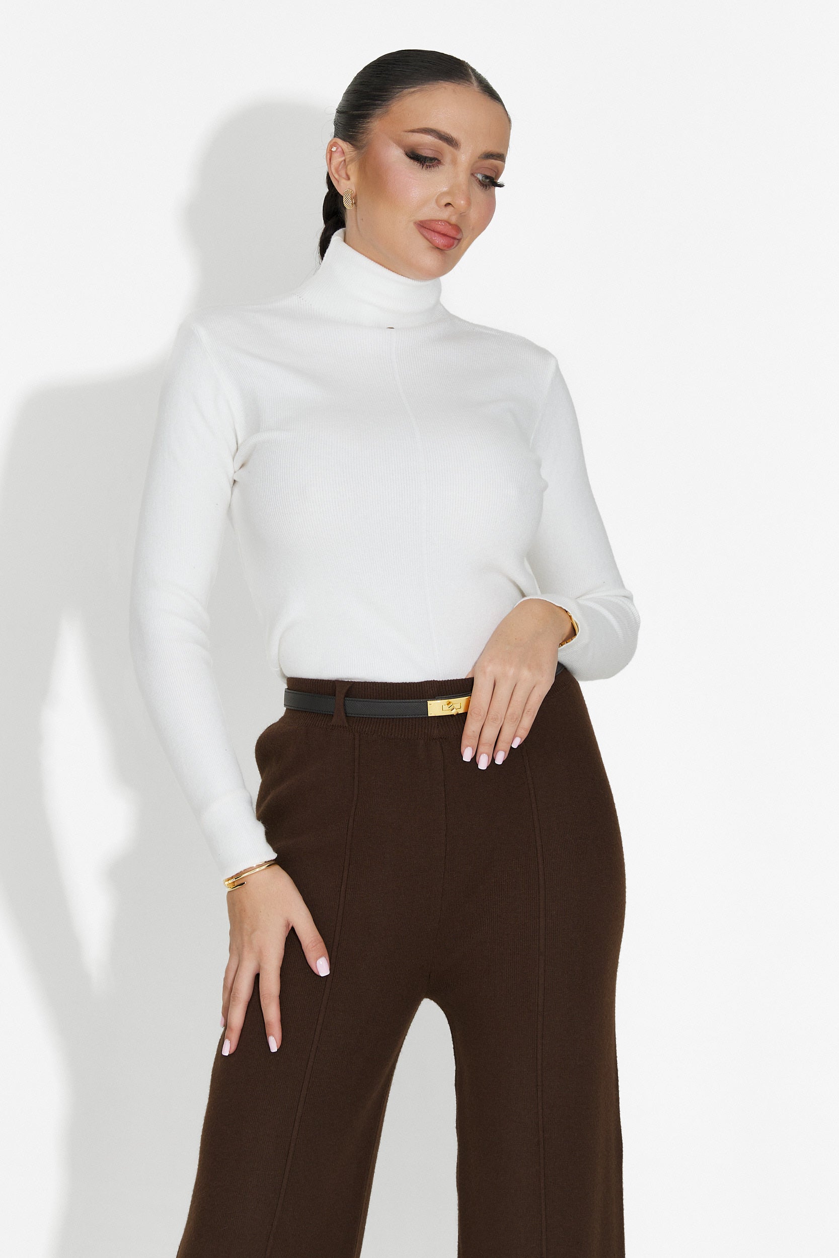 Кежуал дамска бяла блуза Invera Bogas