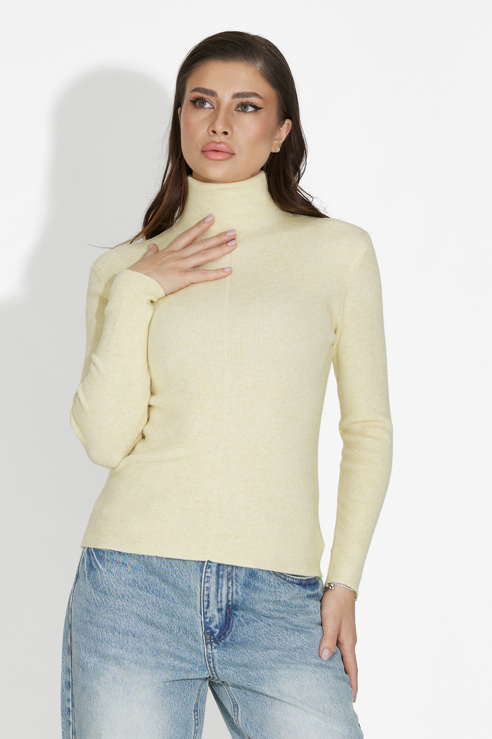 Жълта дамска кежуал блуза Invera Bogas