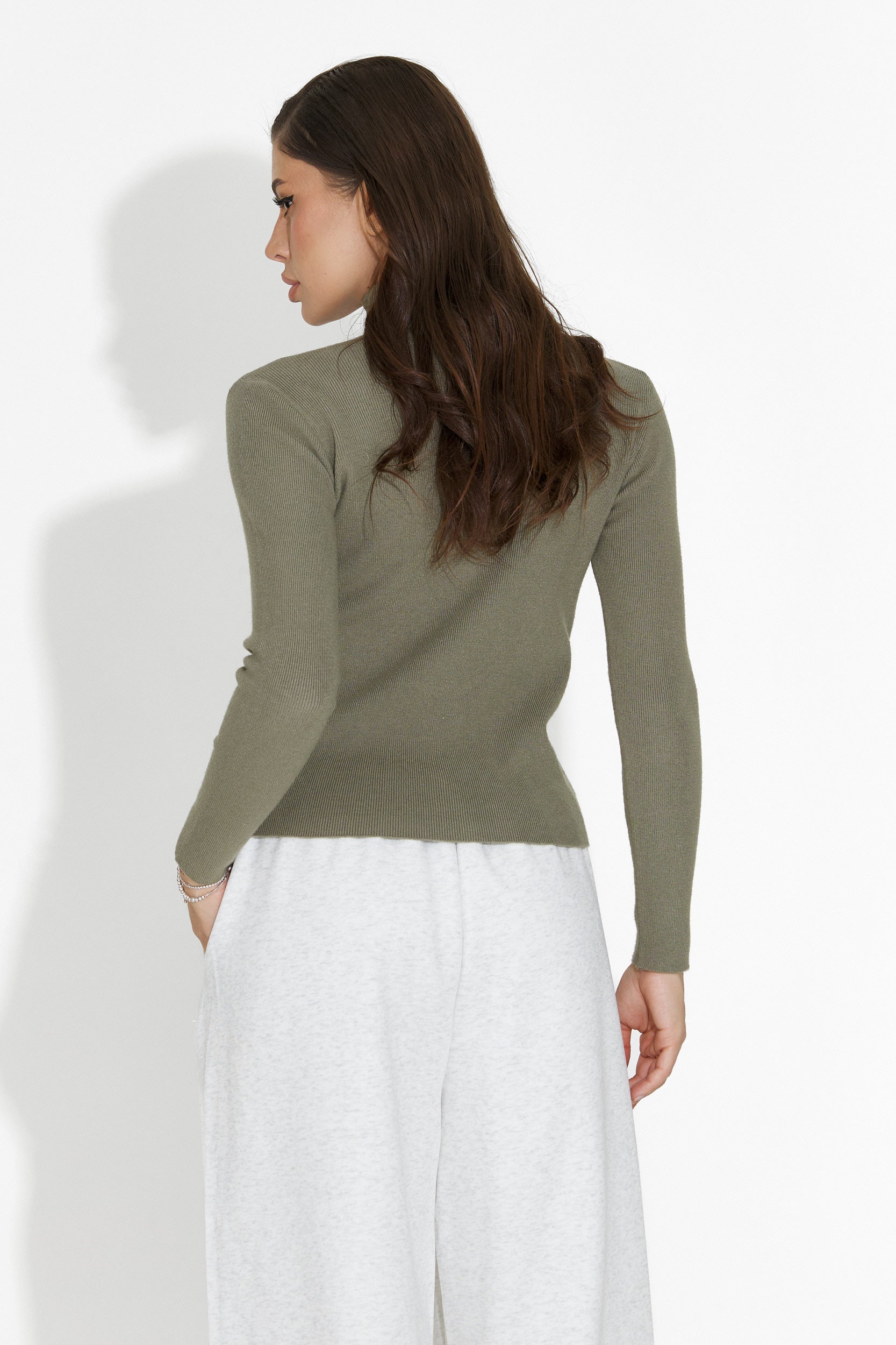 Дамска кежуал блуза в каки от Invera Bogas