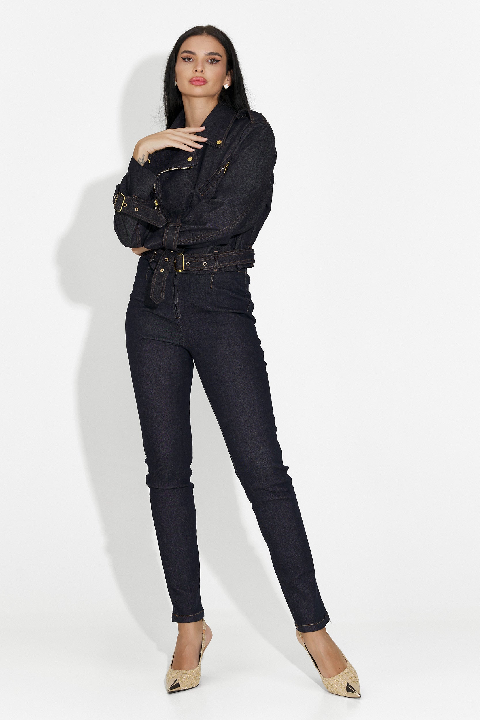 Дамско кежуал сако в тъмносиньо от Renatia Bogas