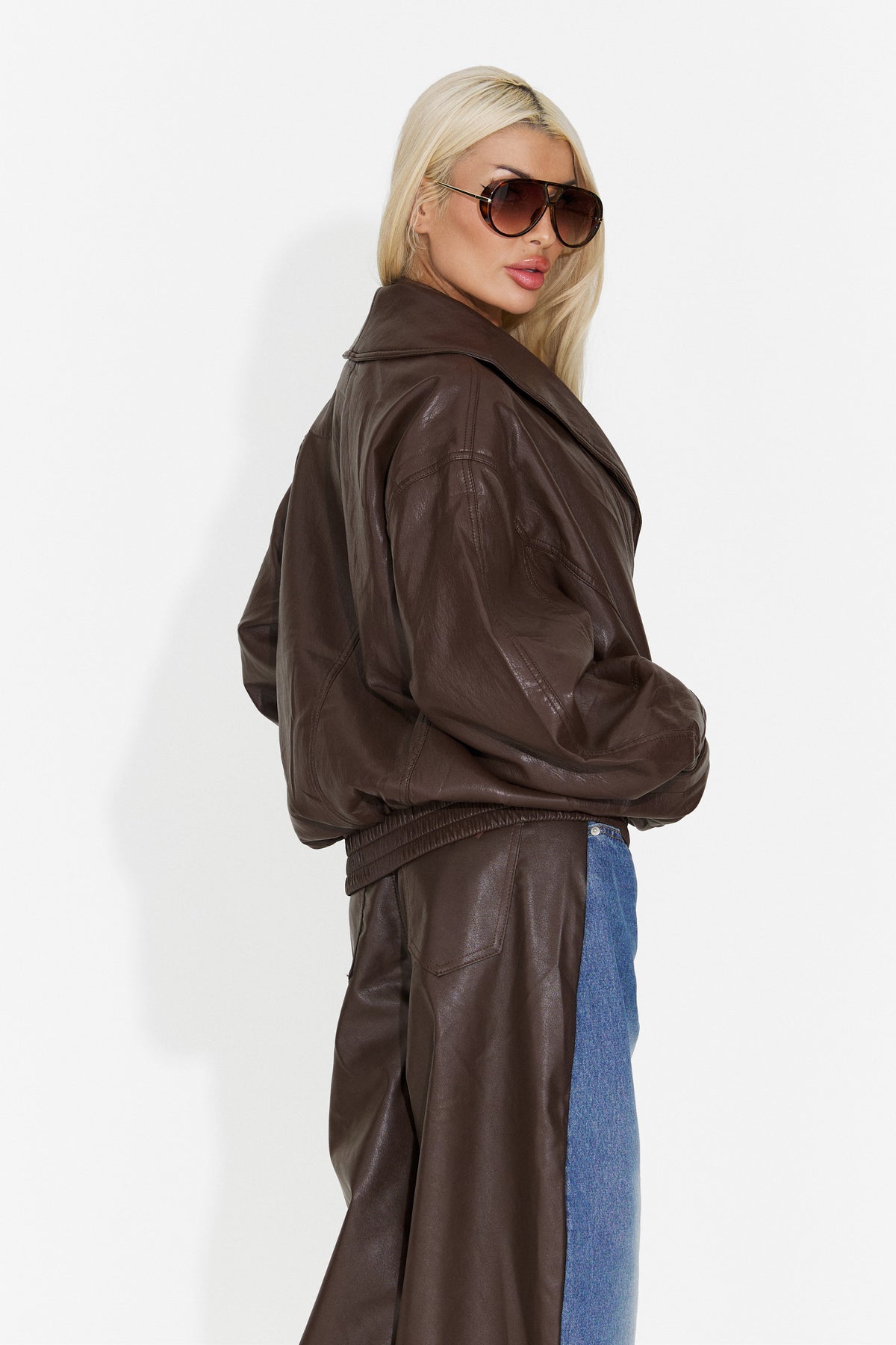 Jacheta casual maro Mavaoa Bogas