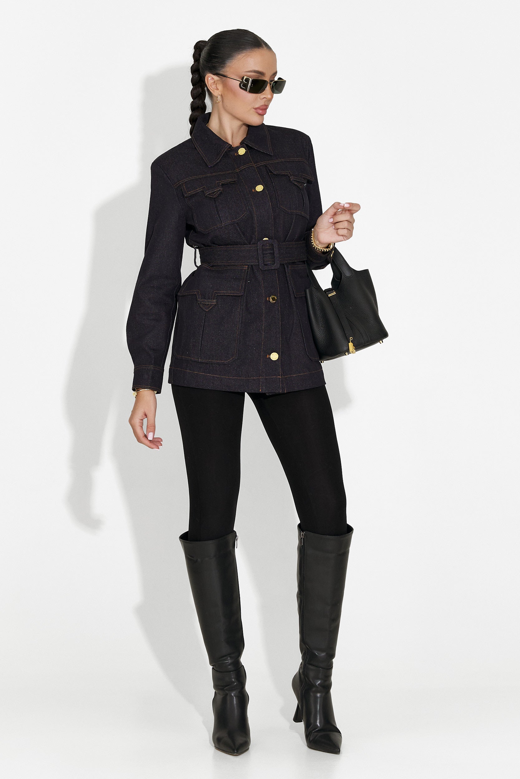 Дамско кежуал яке в тъмносиньо Nimora Bogas