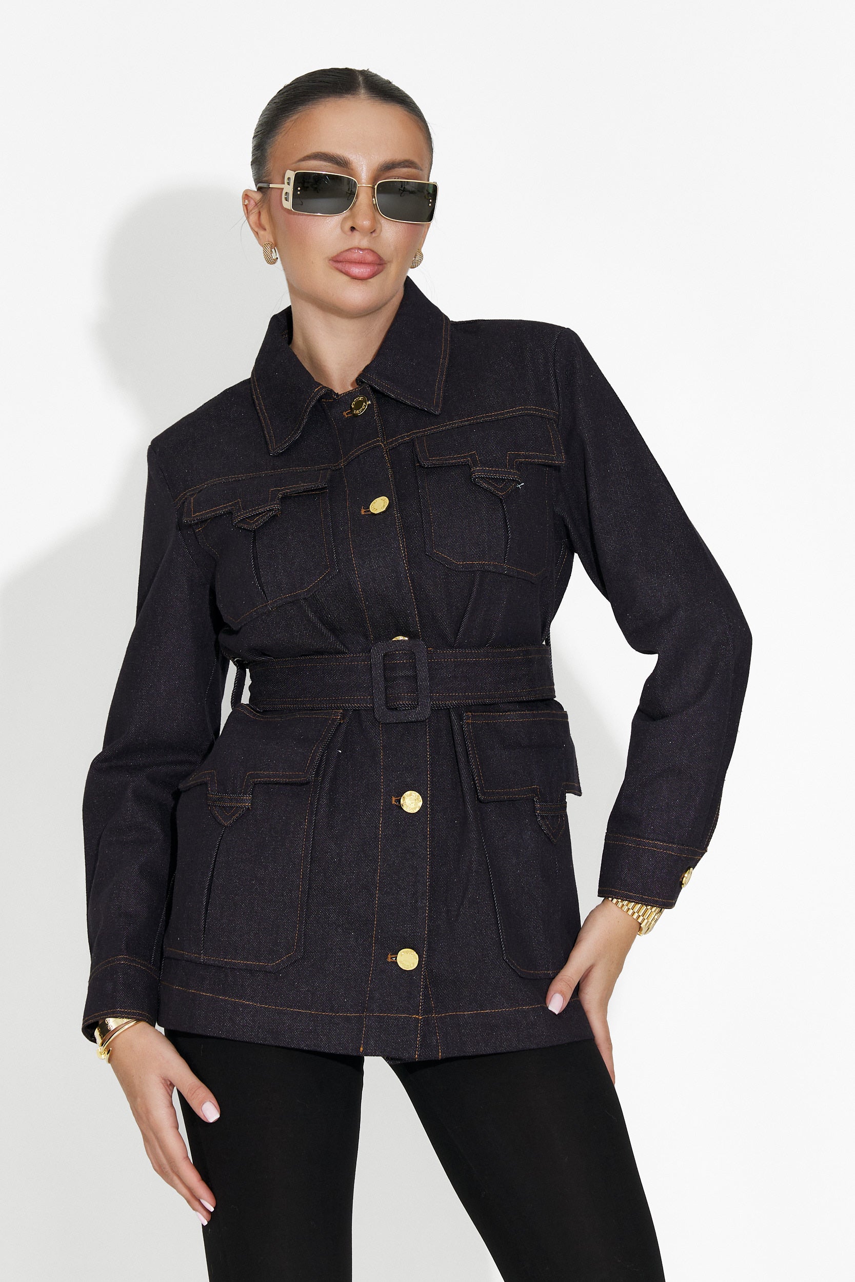 Дамско кежуал яке в тъмносиньо Nimora Bogas