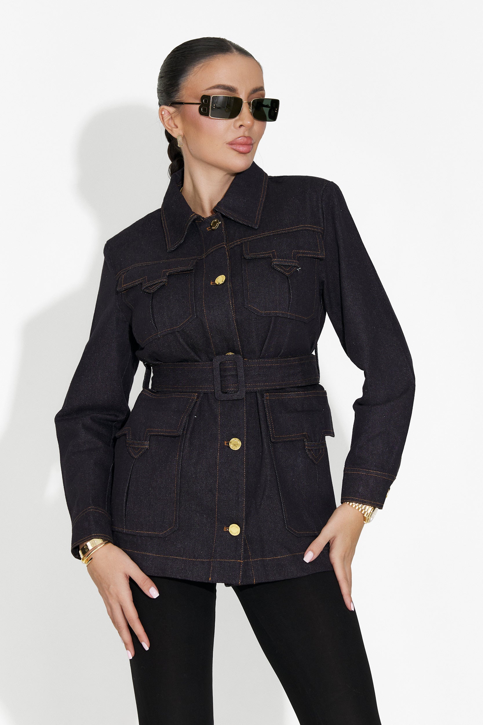 Дамско кежуал яке в тъмносиньо Nimora Bogas