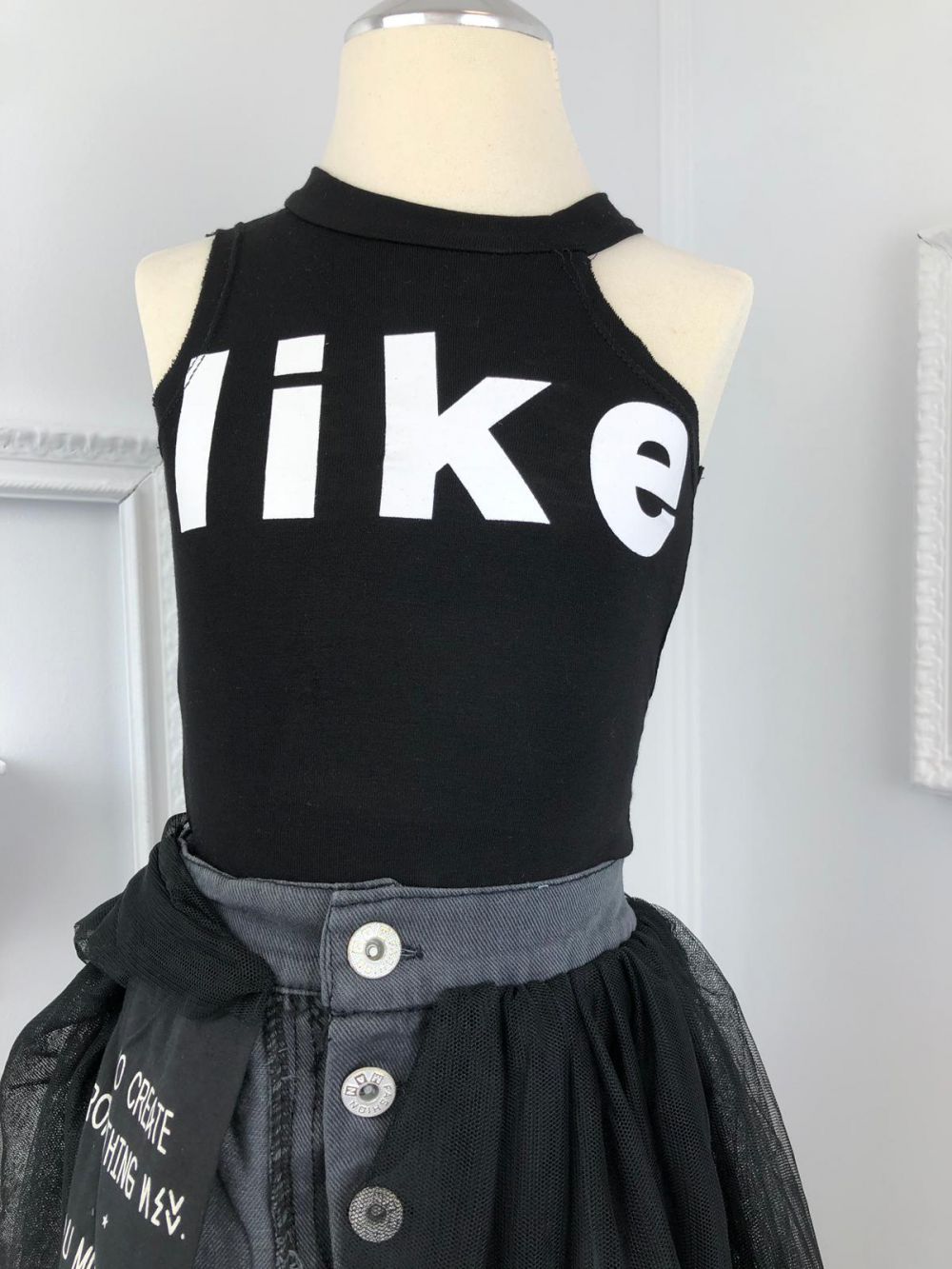 Майка за деца Like Black Bogas