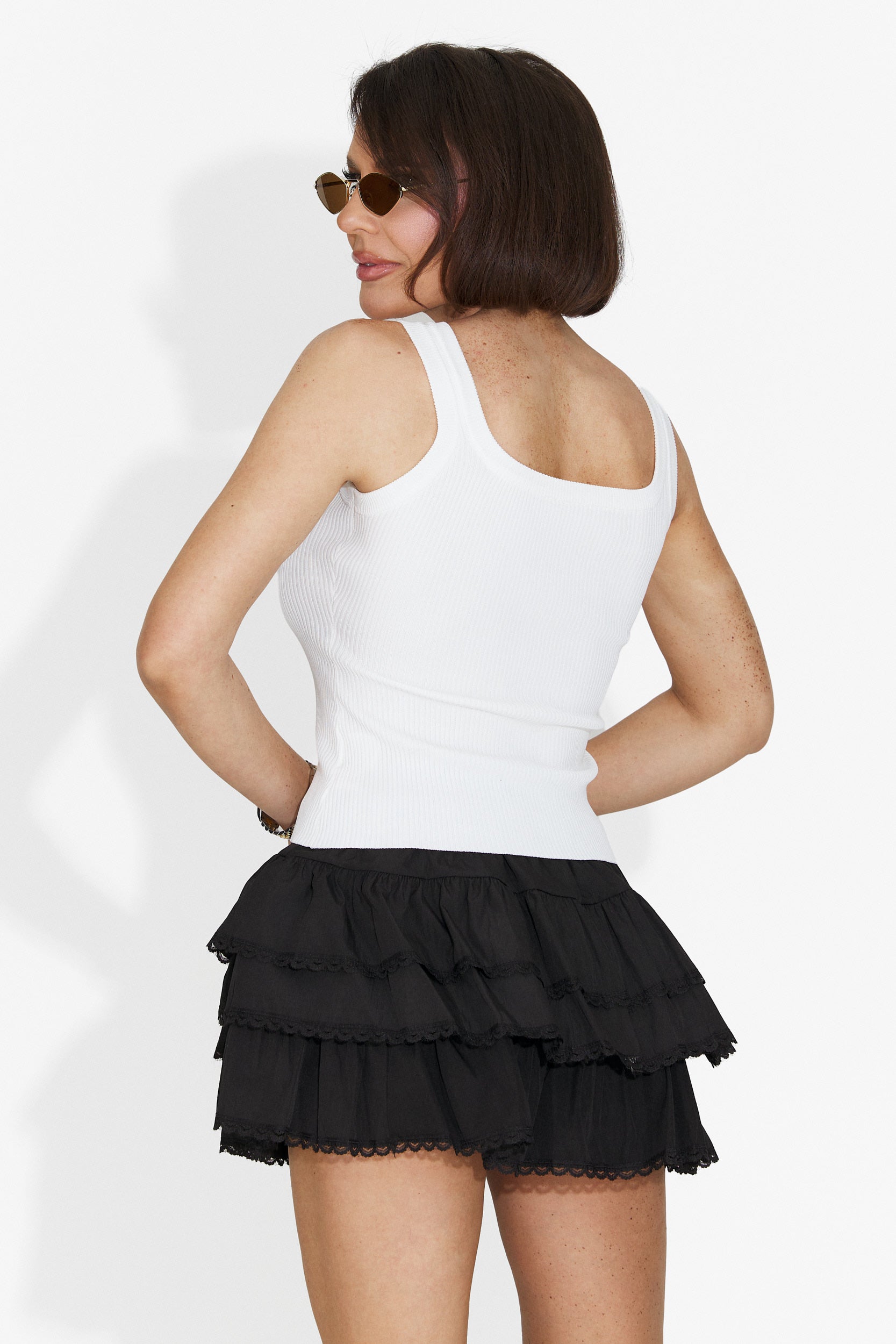 Maiou dama casual alb Phlox Bogas