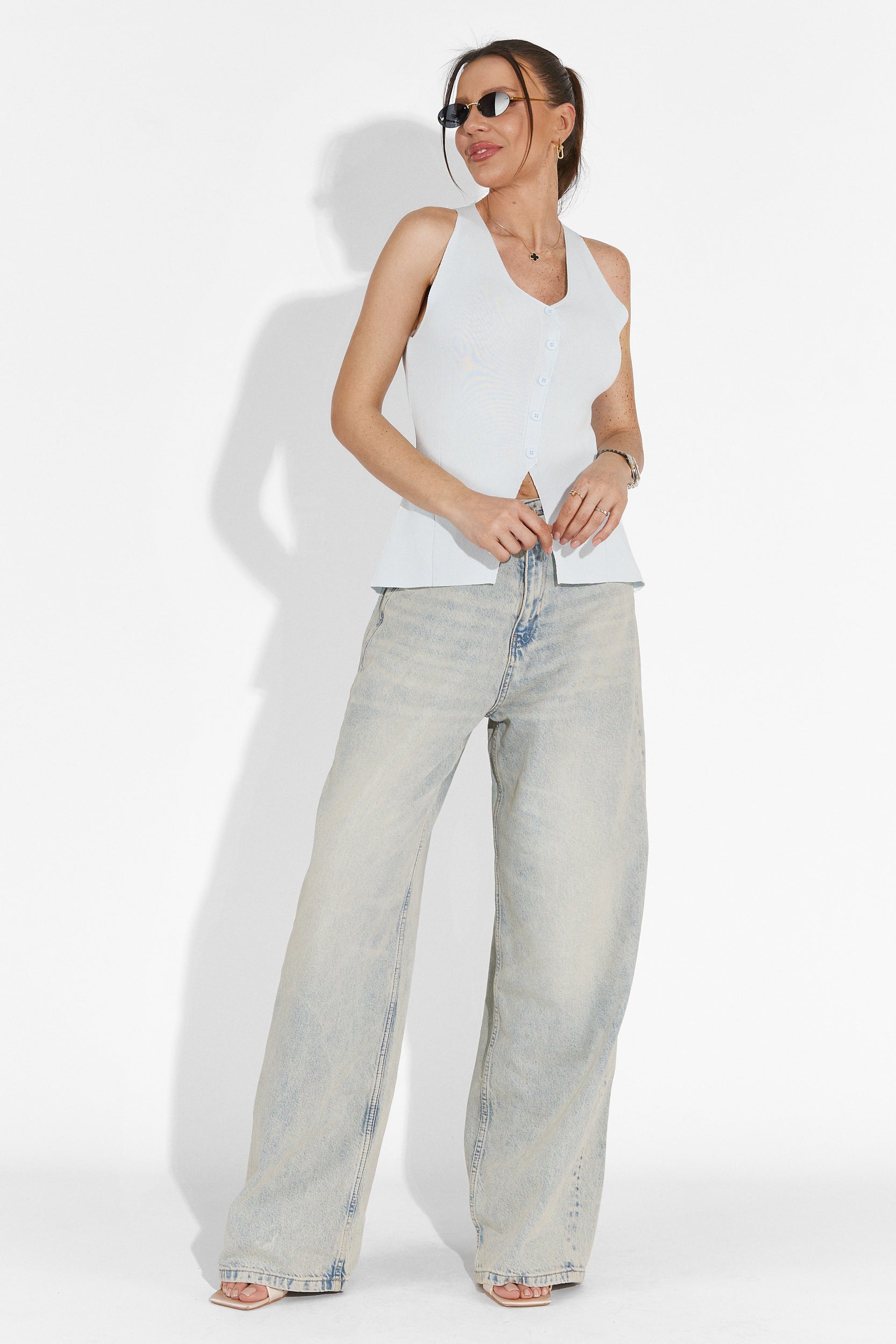 Дамска casual блуза синьо Кадис Богас