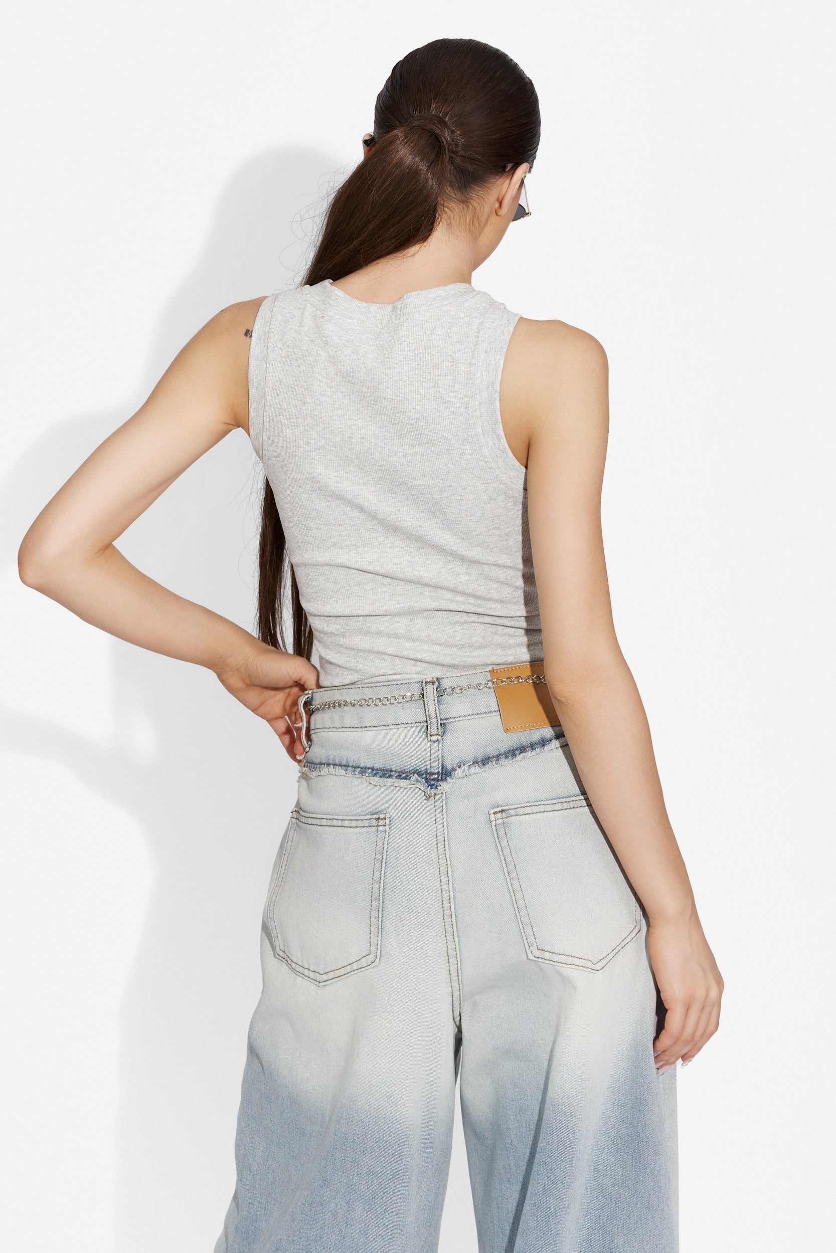 Ежедневен сив дамски потник Maiety Bogas