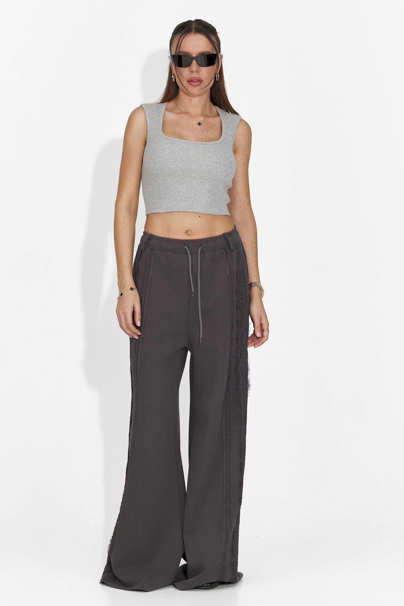 Дамски сив ежедневен потник Veliria Bogas