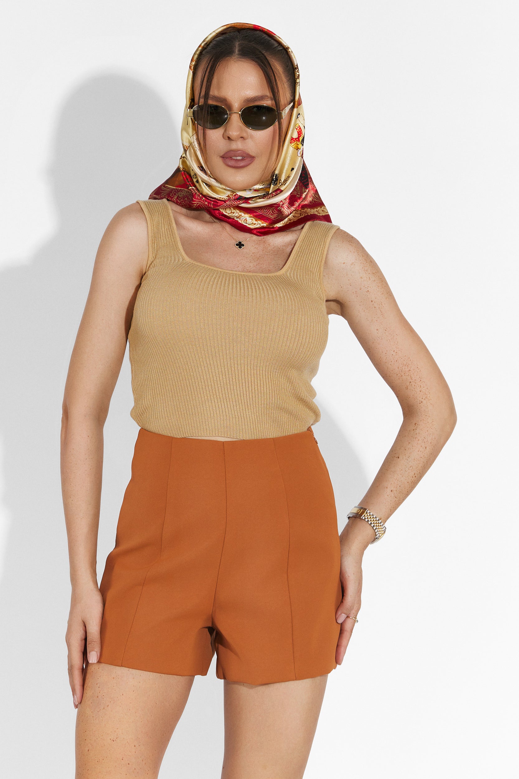 Кафяво дамско casual блуза Valserde Bogas