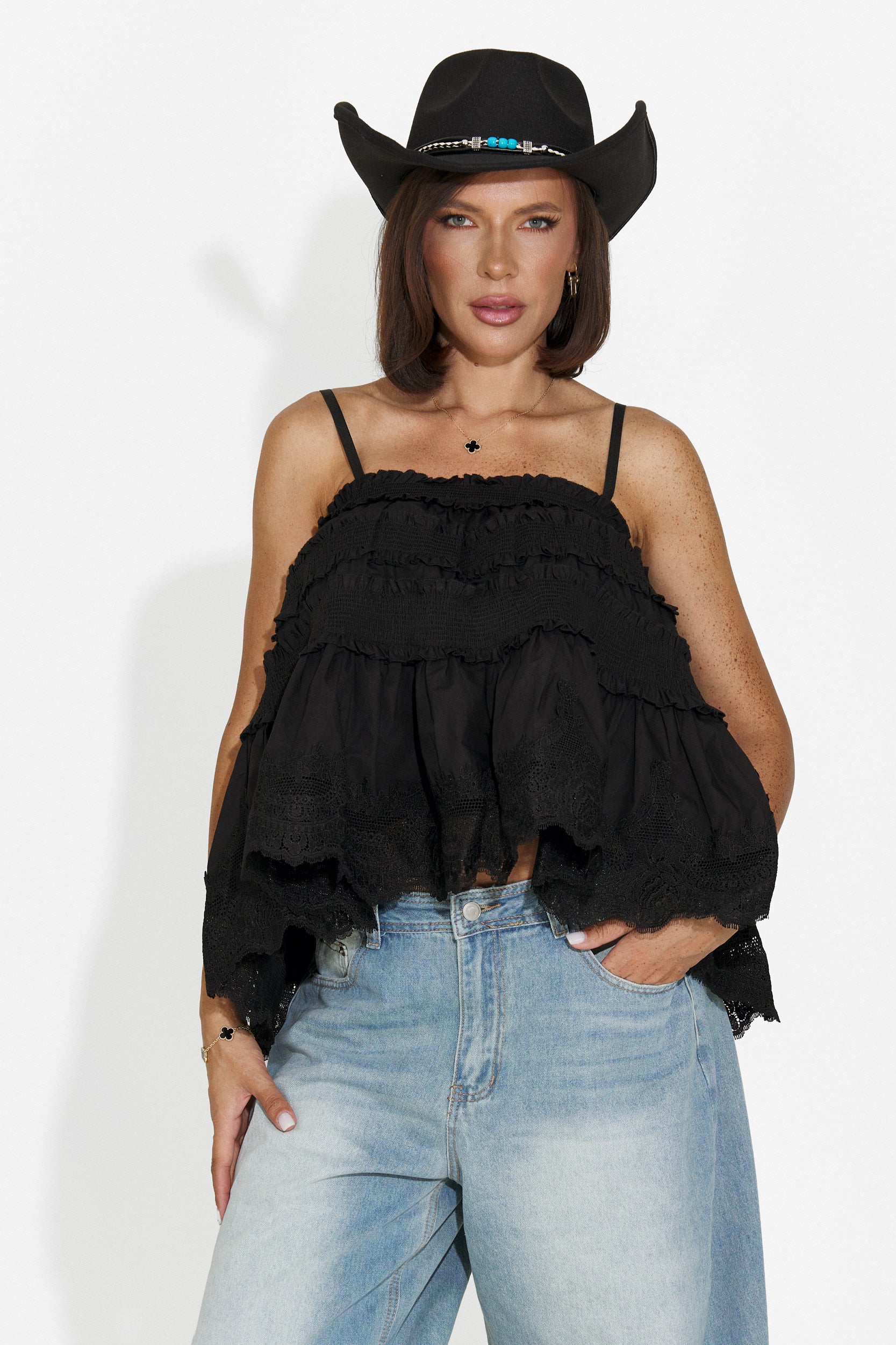 Дамски потник ежедневен черен Elodia Bogas