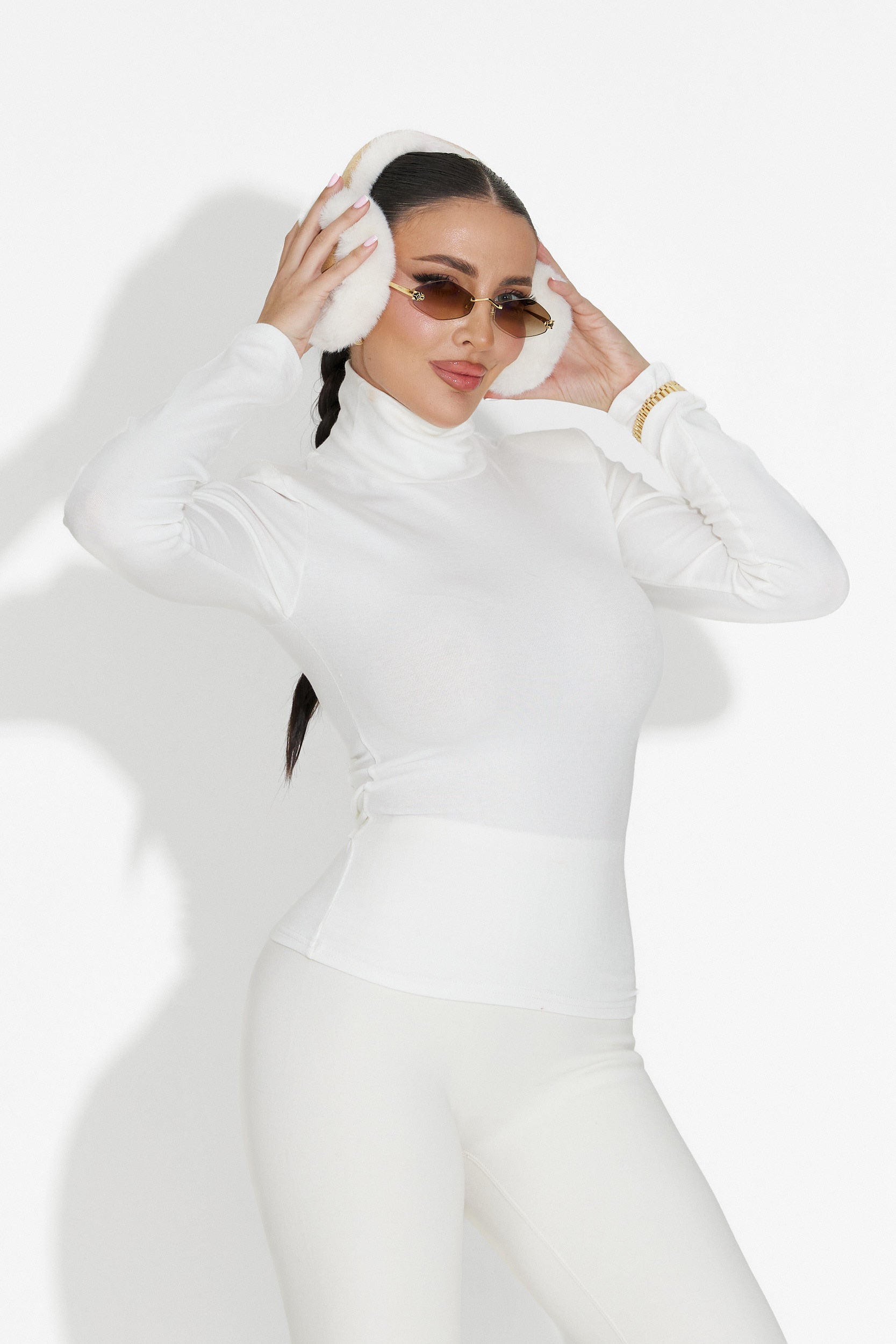 Дамска кежуал бяла чанта Oziana Bogas