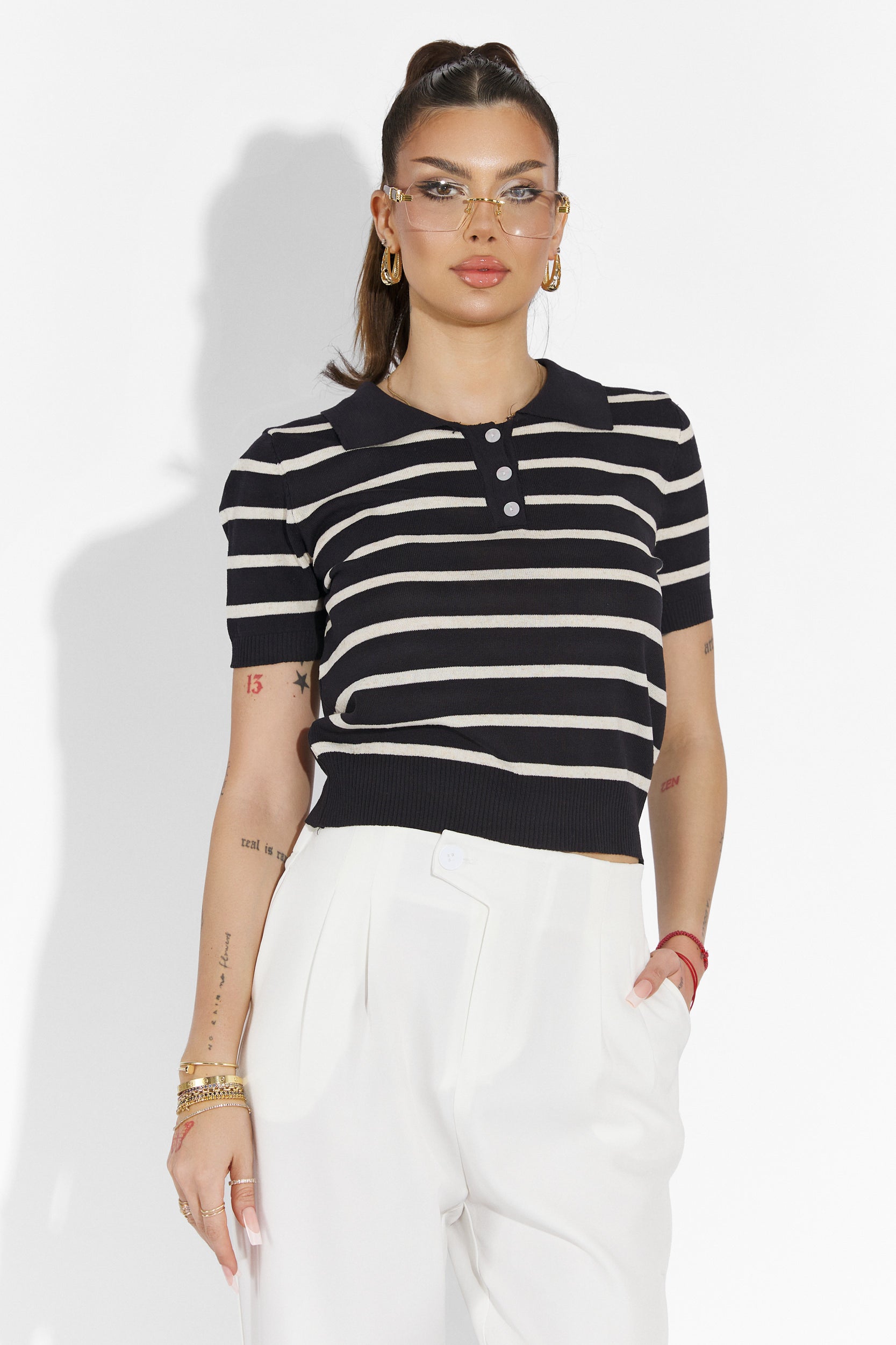 Дамски бели casual панталони Alvaro Bogas