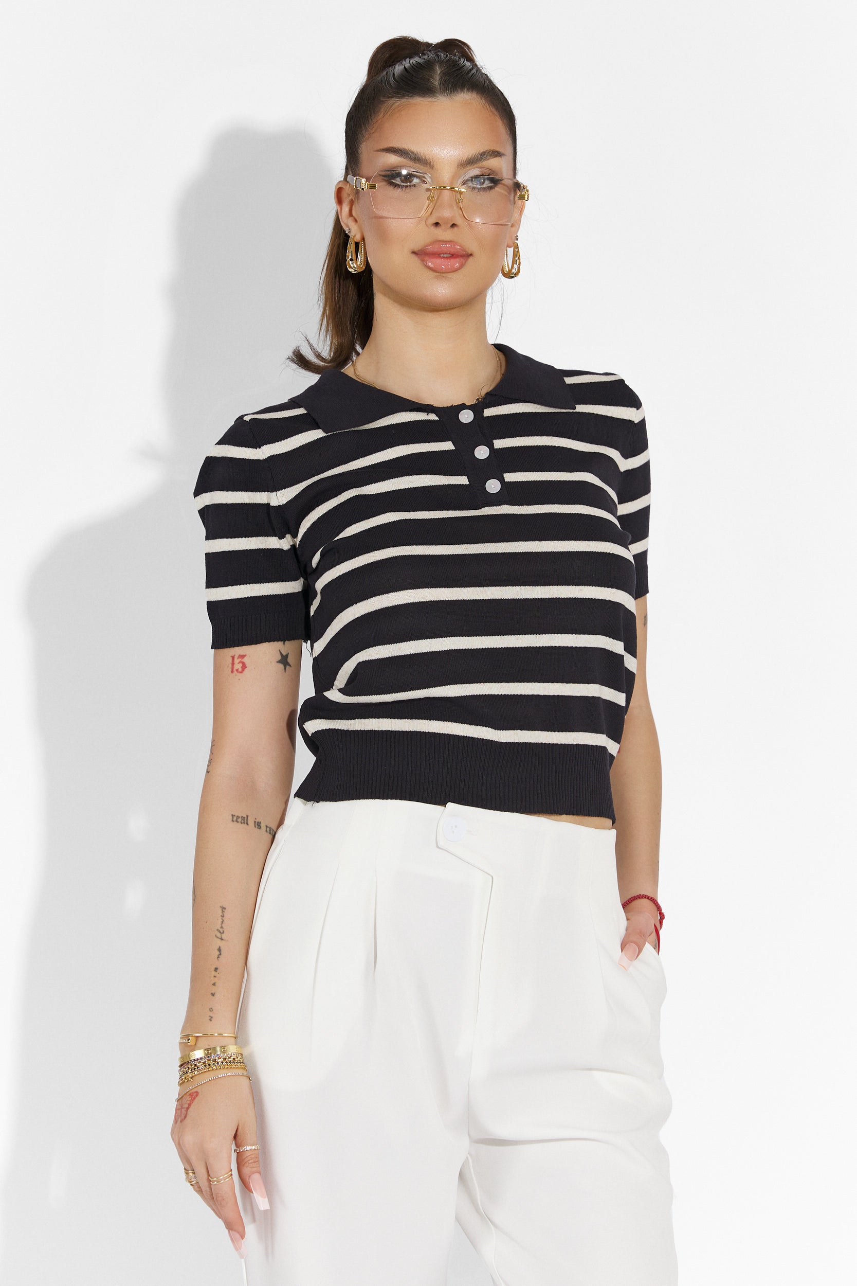 Дамски бели casual панталони Alvaro Bogas