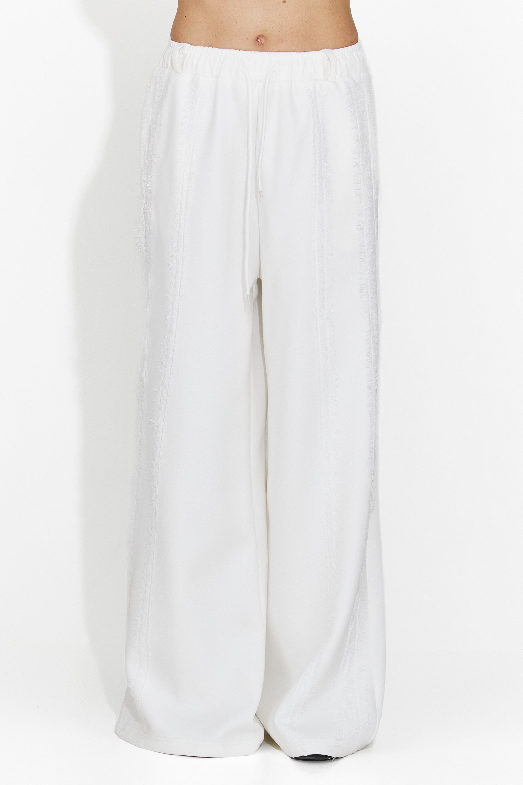 Дамски бели ежедневни панталони Zarania Bogas