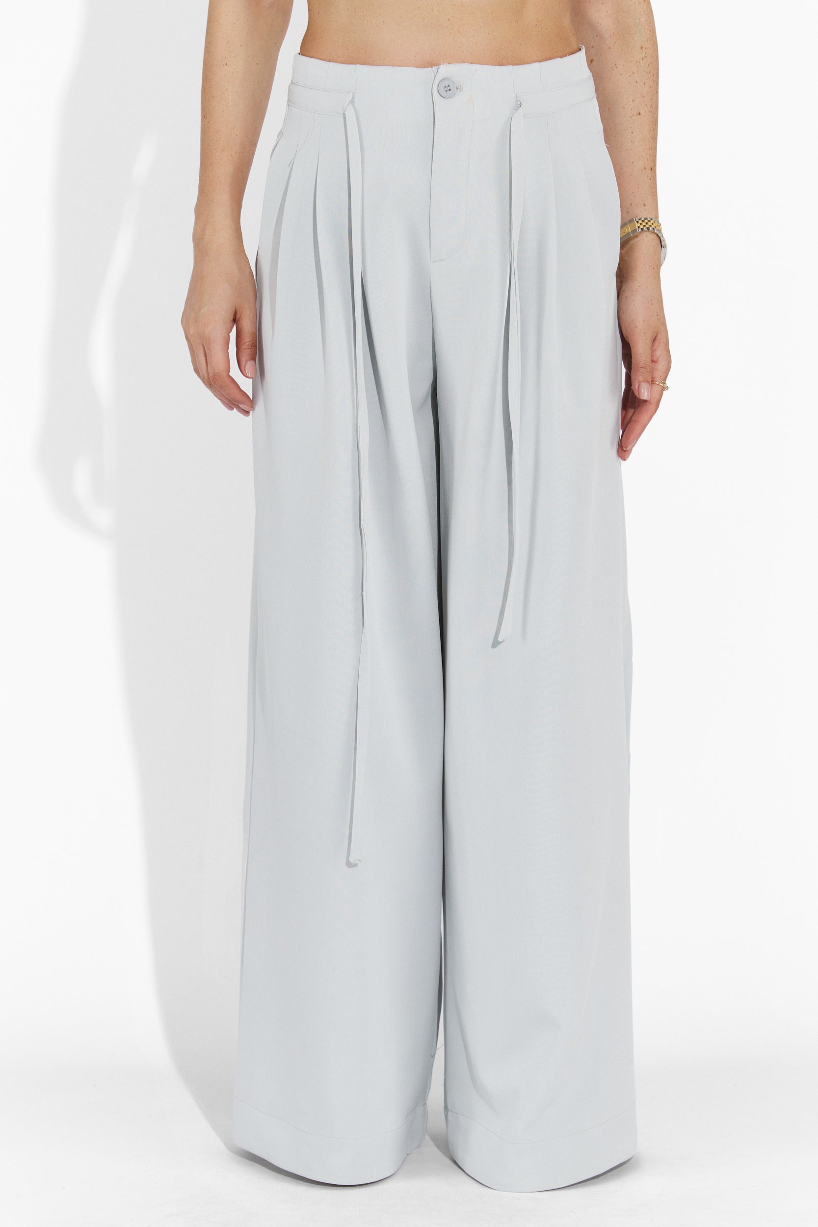 Дамски casual панталони синьо Eusebiu Bogas