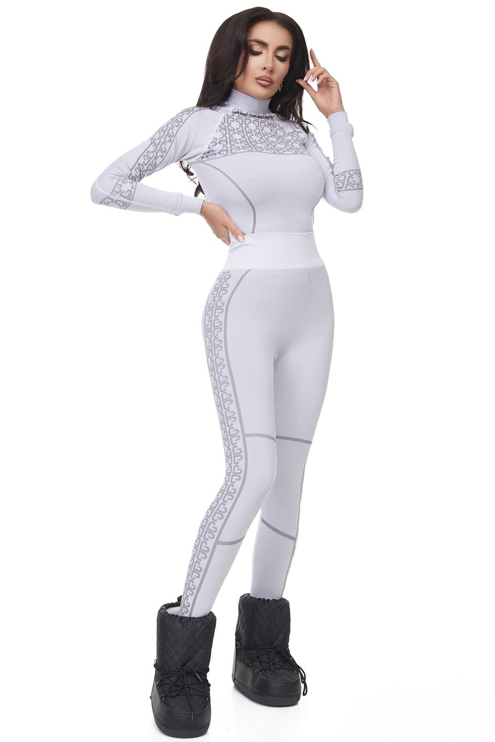 Дамски кежуал панталони в сиво Desya Bogas