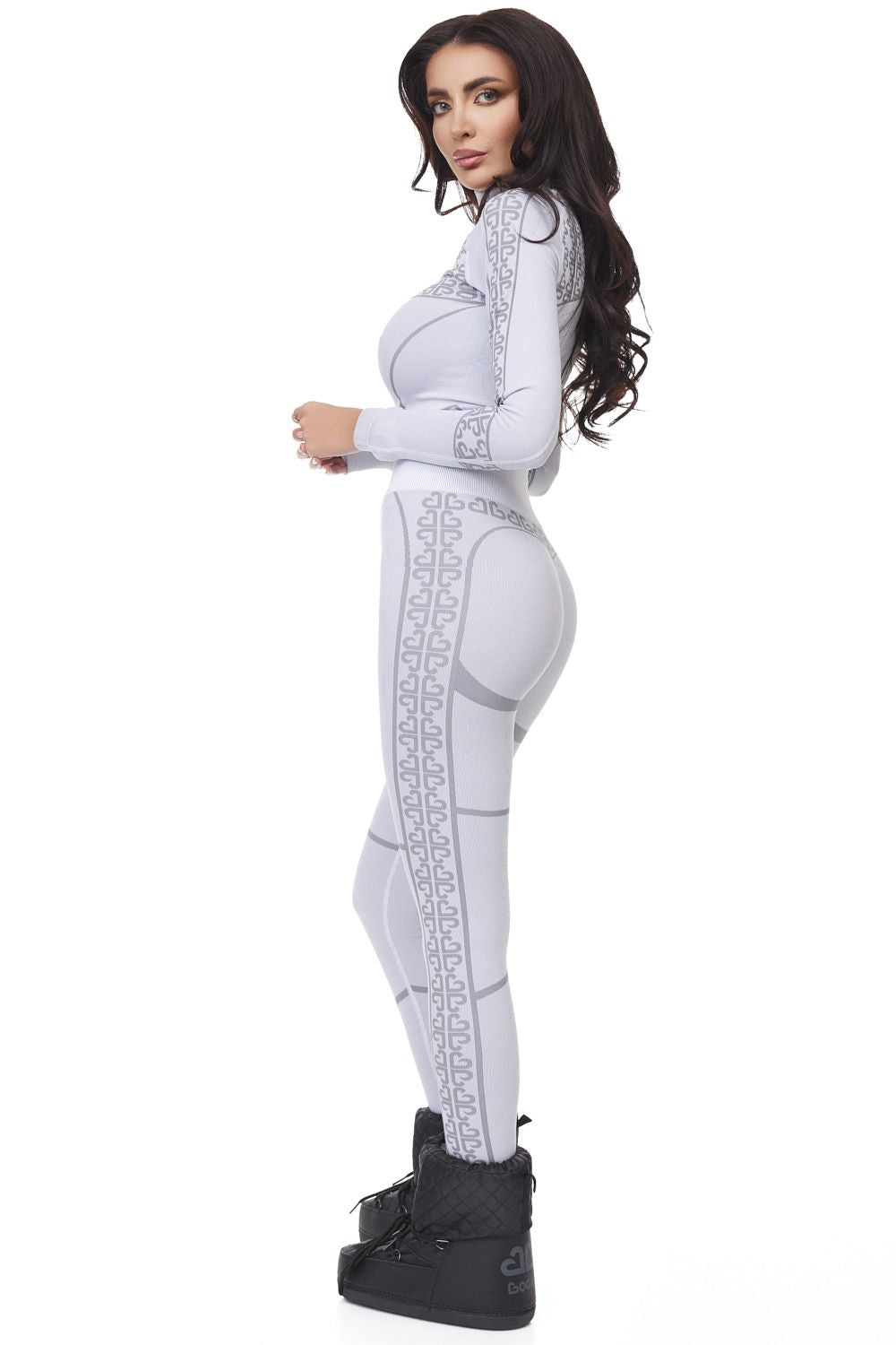 Дамски кежуал панталони в сиво Desya Bogas