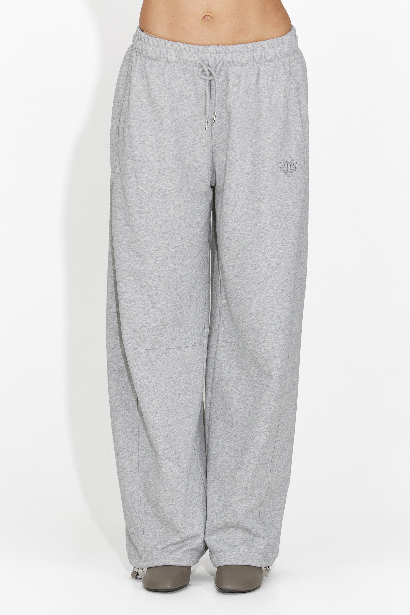 Дамски ежедневни панталони сиви Romela Bogas