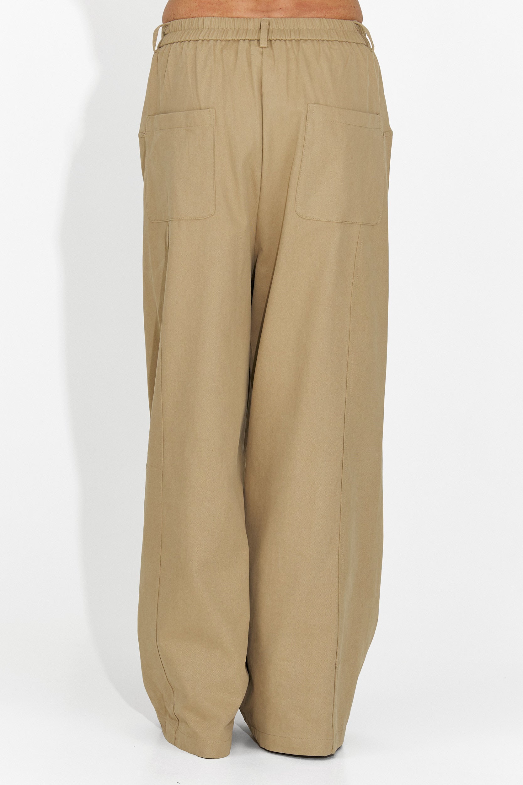 Дамски ежедневни панталони кафяви Nederia Bogas