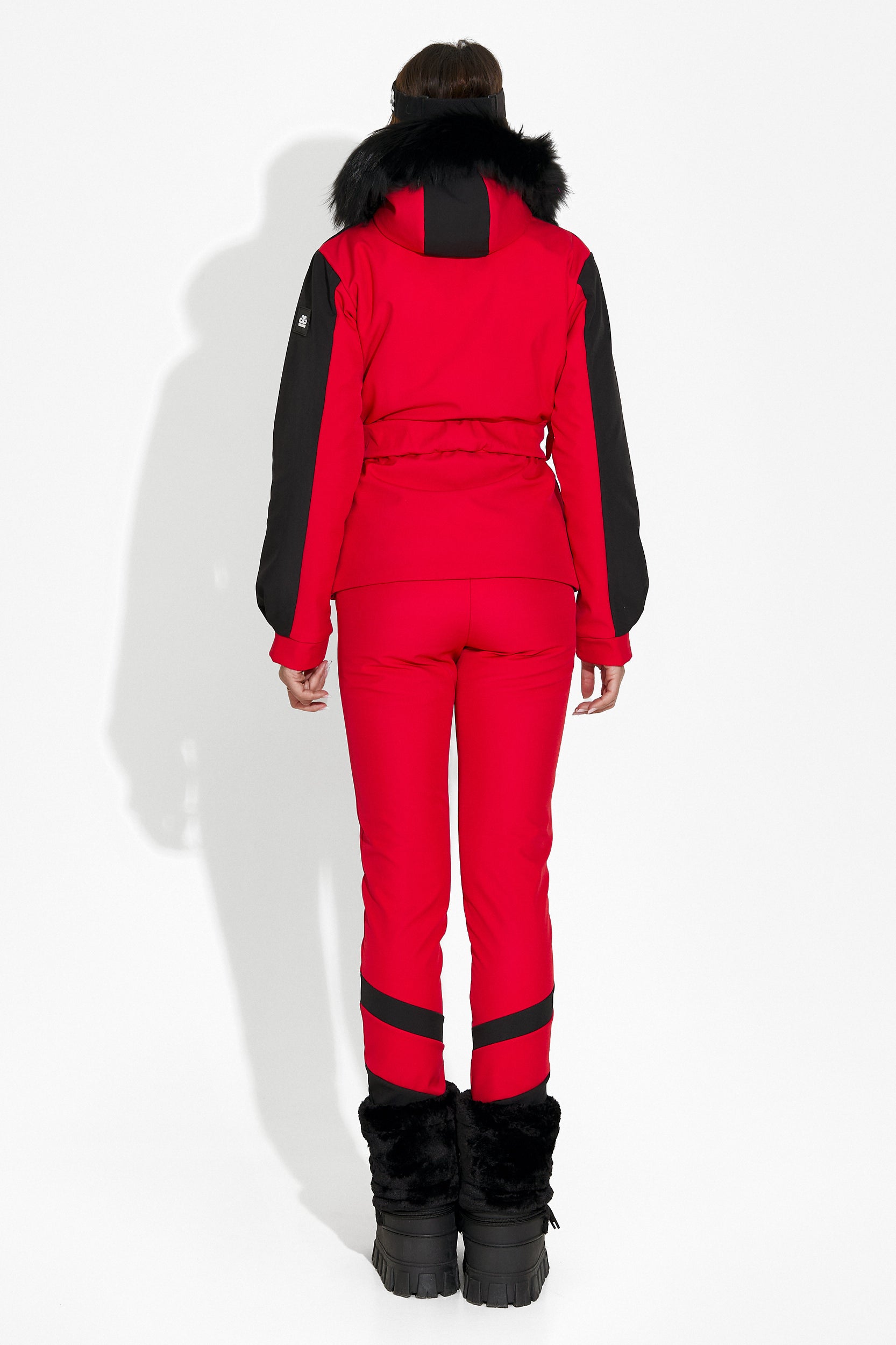 Ски панталони за дами в червено Lorya Bogas