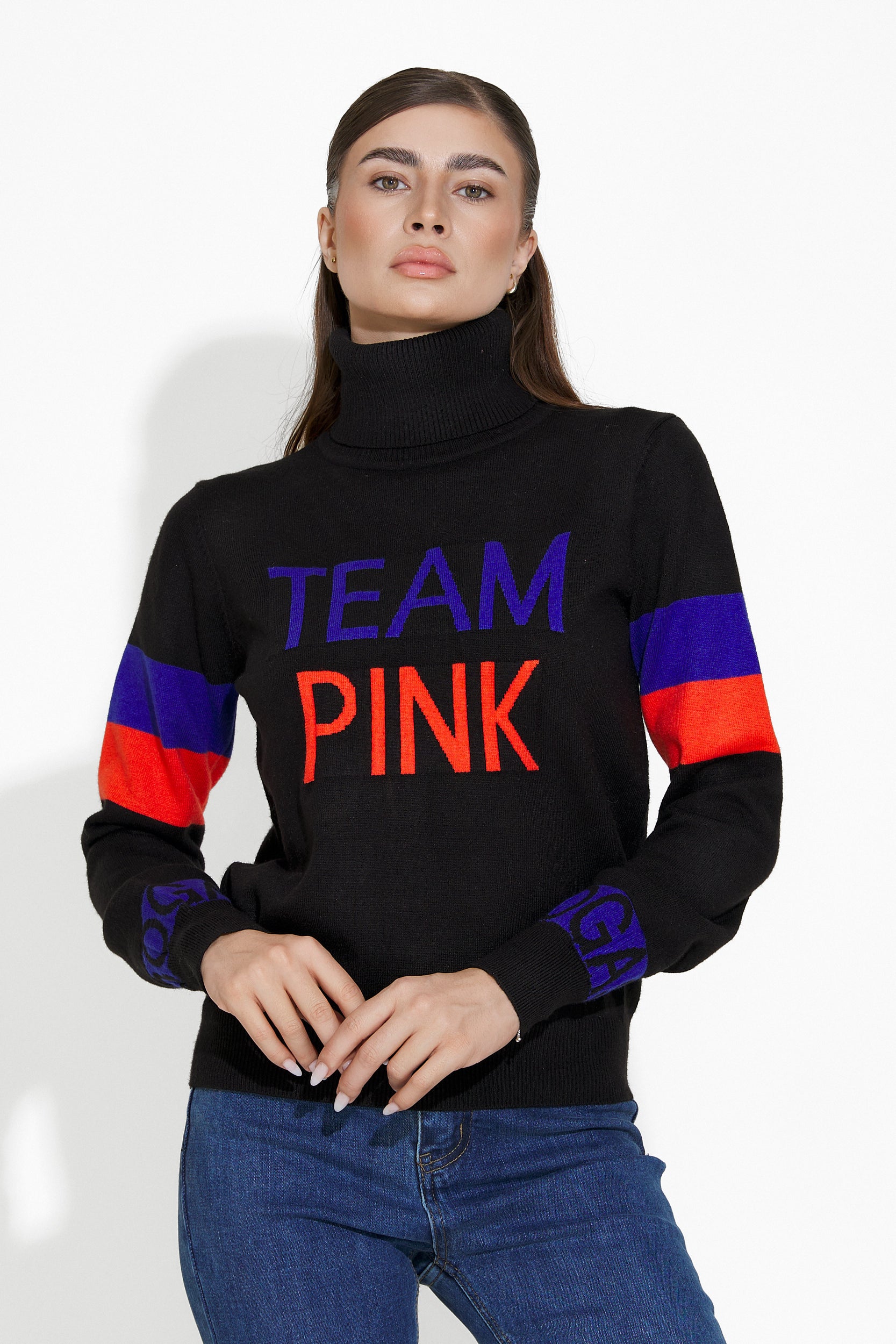 Дамски кежуал пуловер в черно Geana Bogas