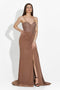 Дълга бежова дамска рокля Alexandria Bogas