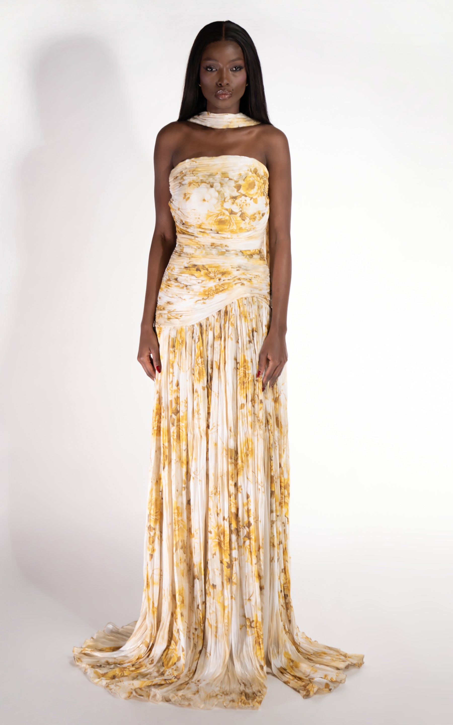 Дълга жълта рокля за дами Layne Bogas