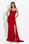 Дълга червена дамска рокля Alexandria Bogas