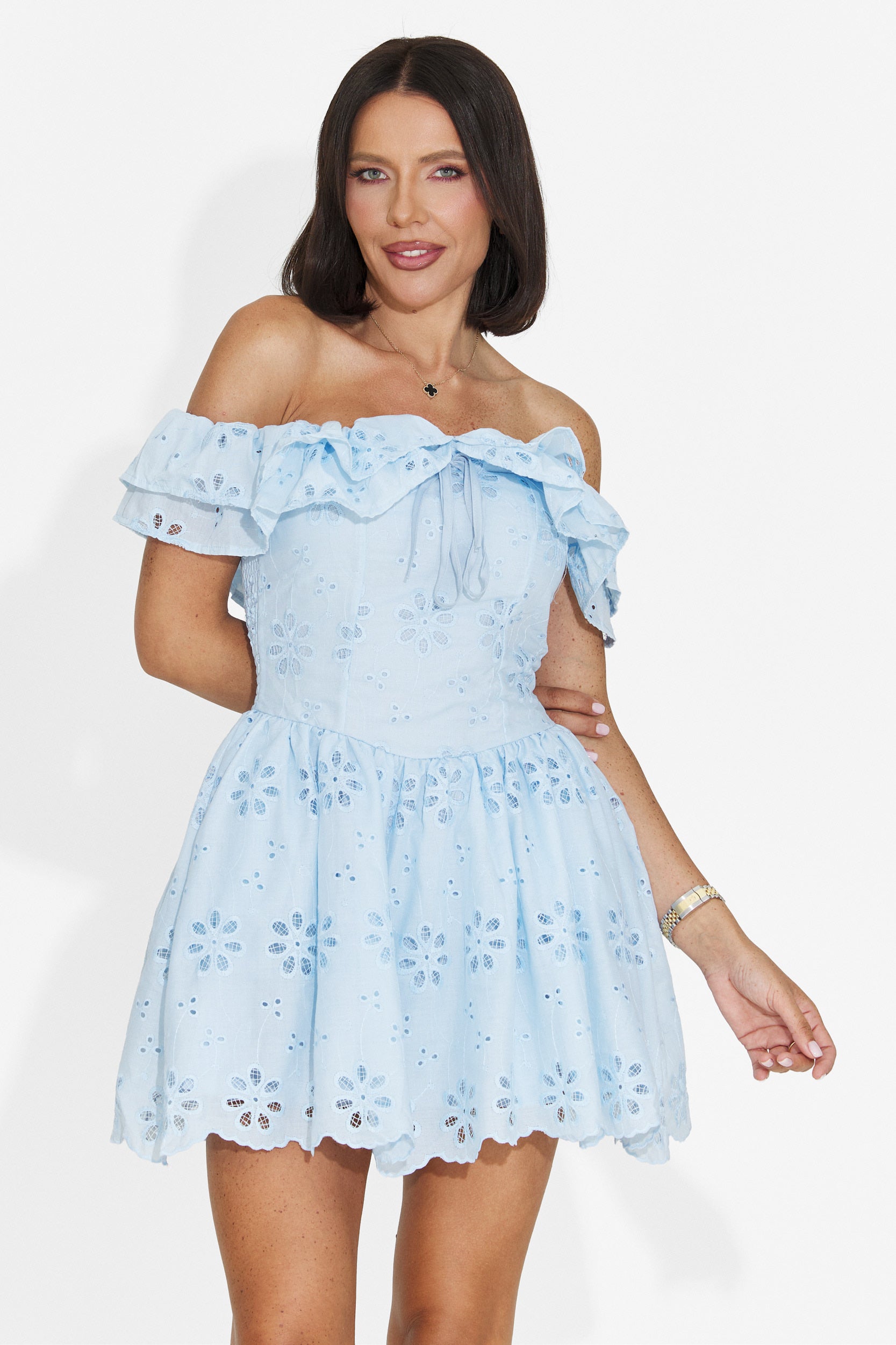Rochie dama scurta bleu Yermosa Bogas