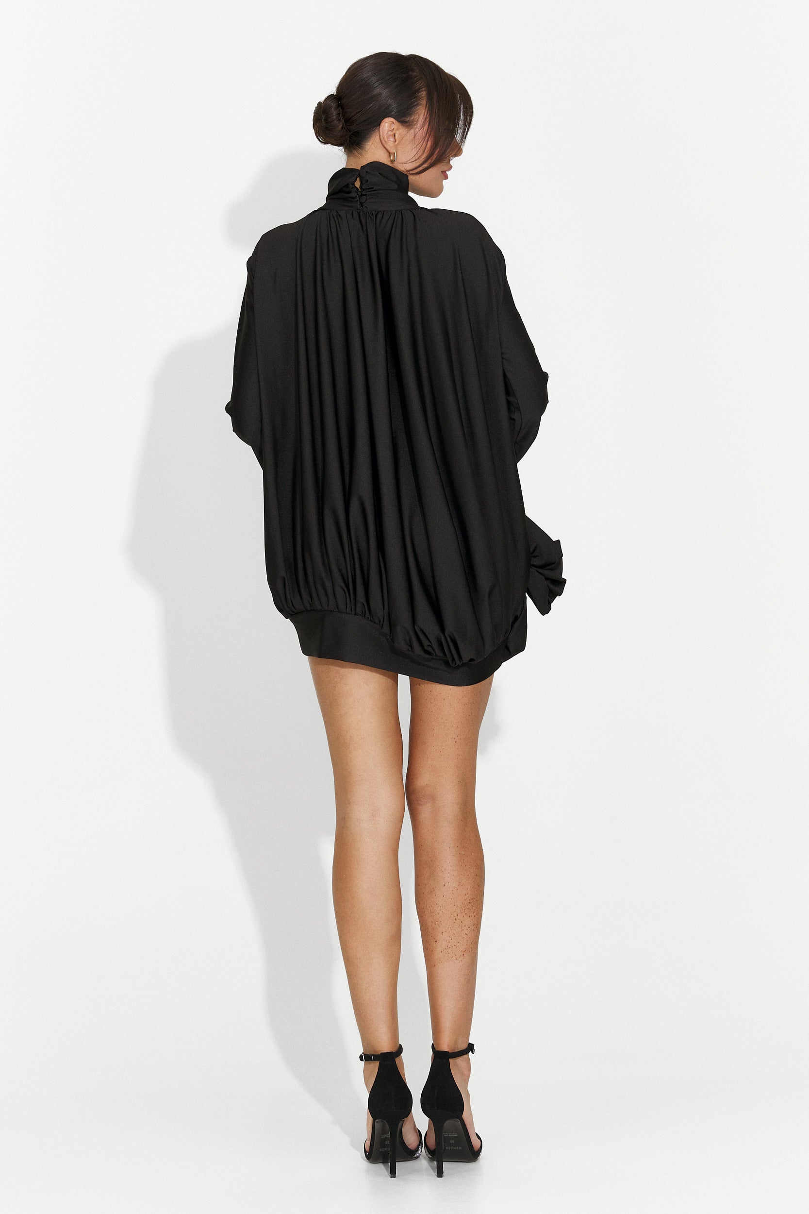 Къса черна дамска рокля Viardo Bogas