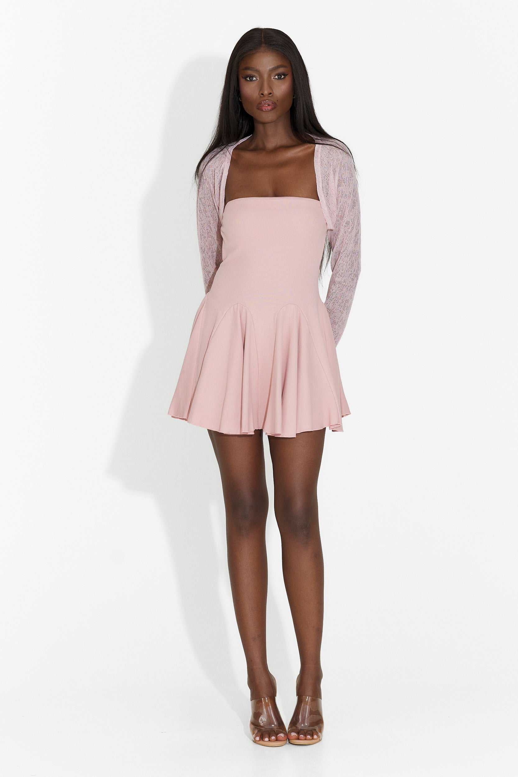 Rochie dama scurta roz Influence Bogas