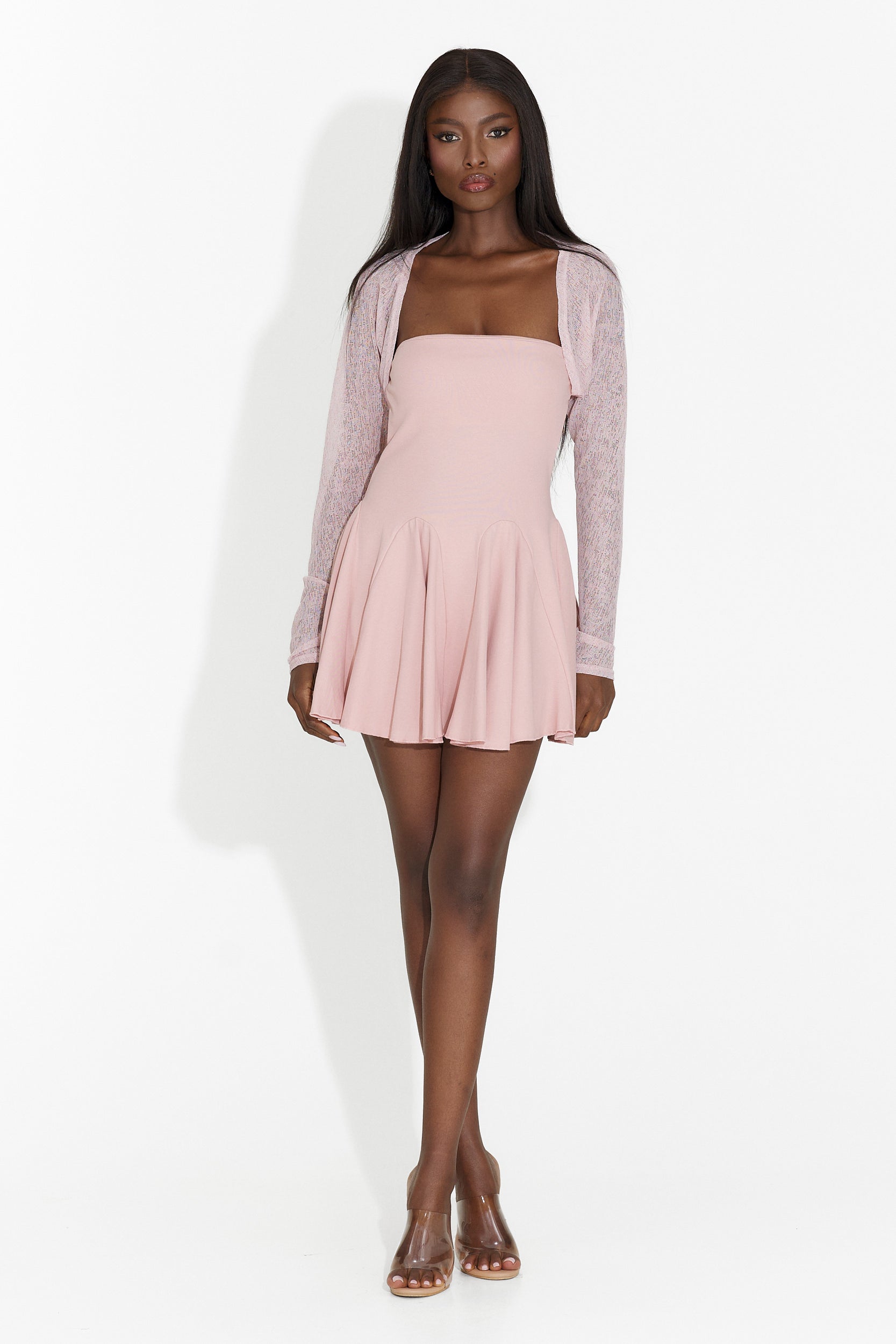 Rochie dama scurta roz Influence Bogas