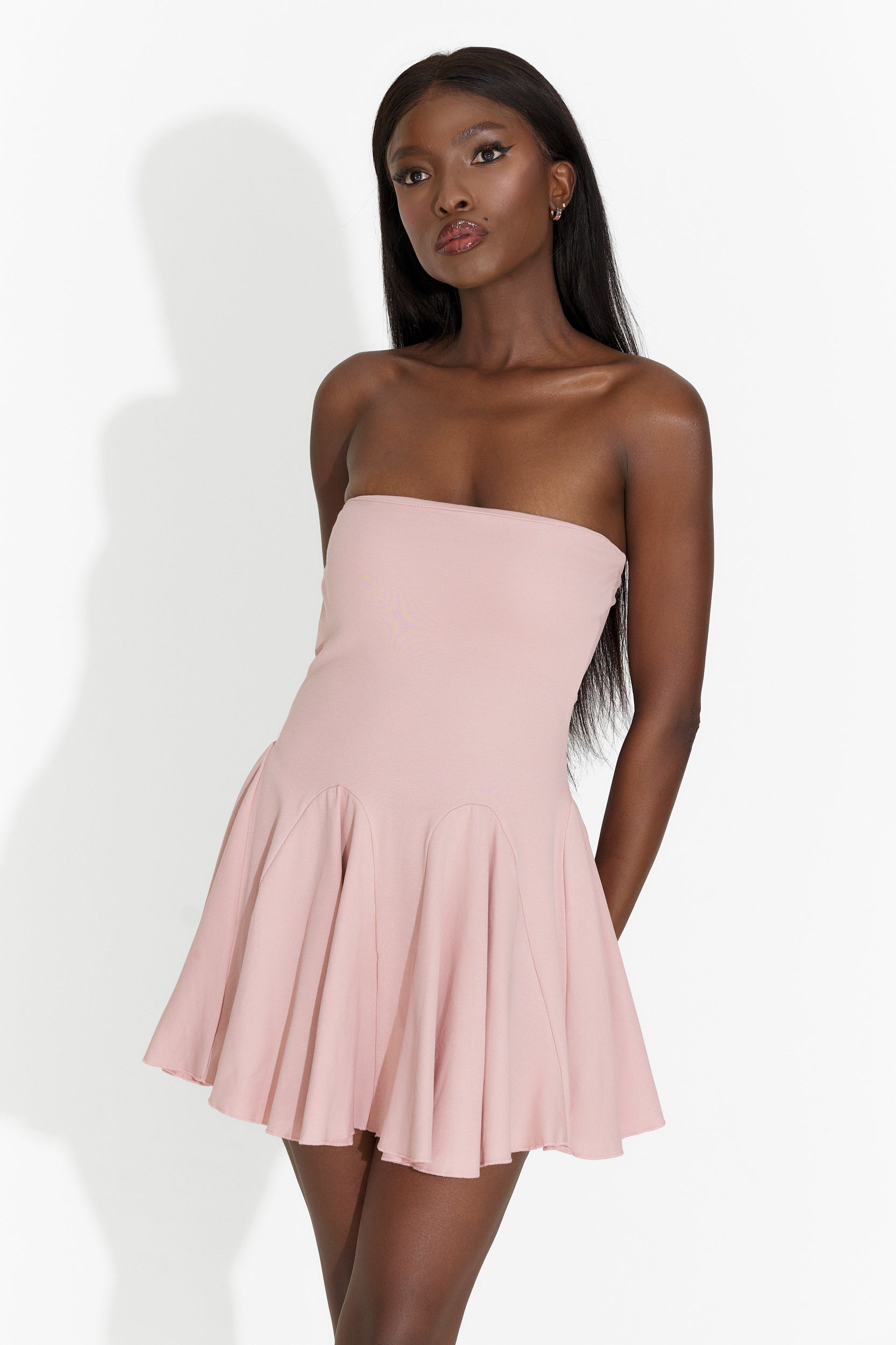 Rochie dama scurta roz Influence Bogas