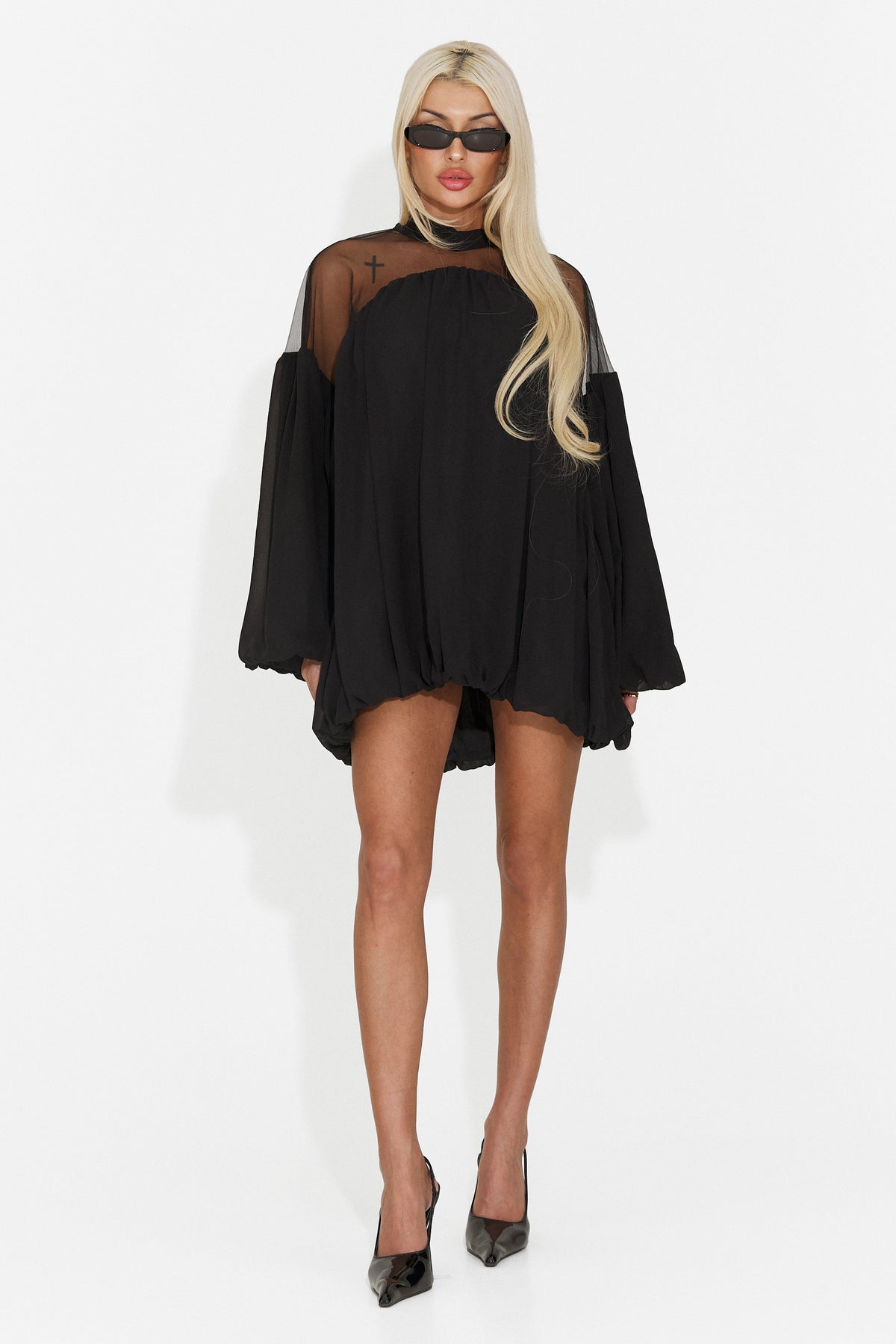 Rochie eleganta neagra Flsiaeria Bogas