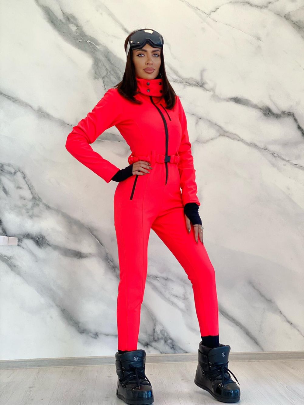 Оранжев кежуал ски-комбинезон Anodys Bogas