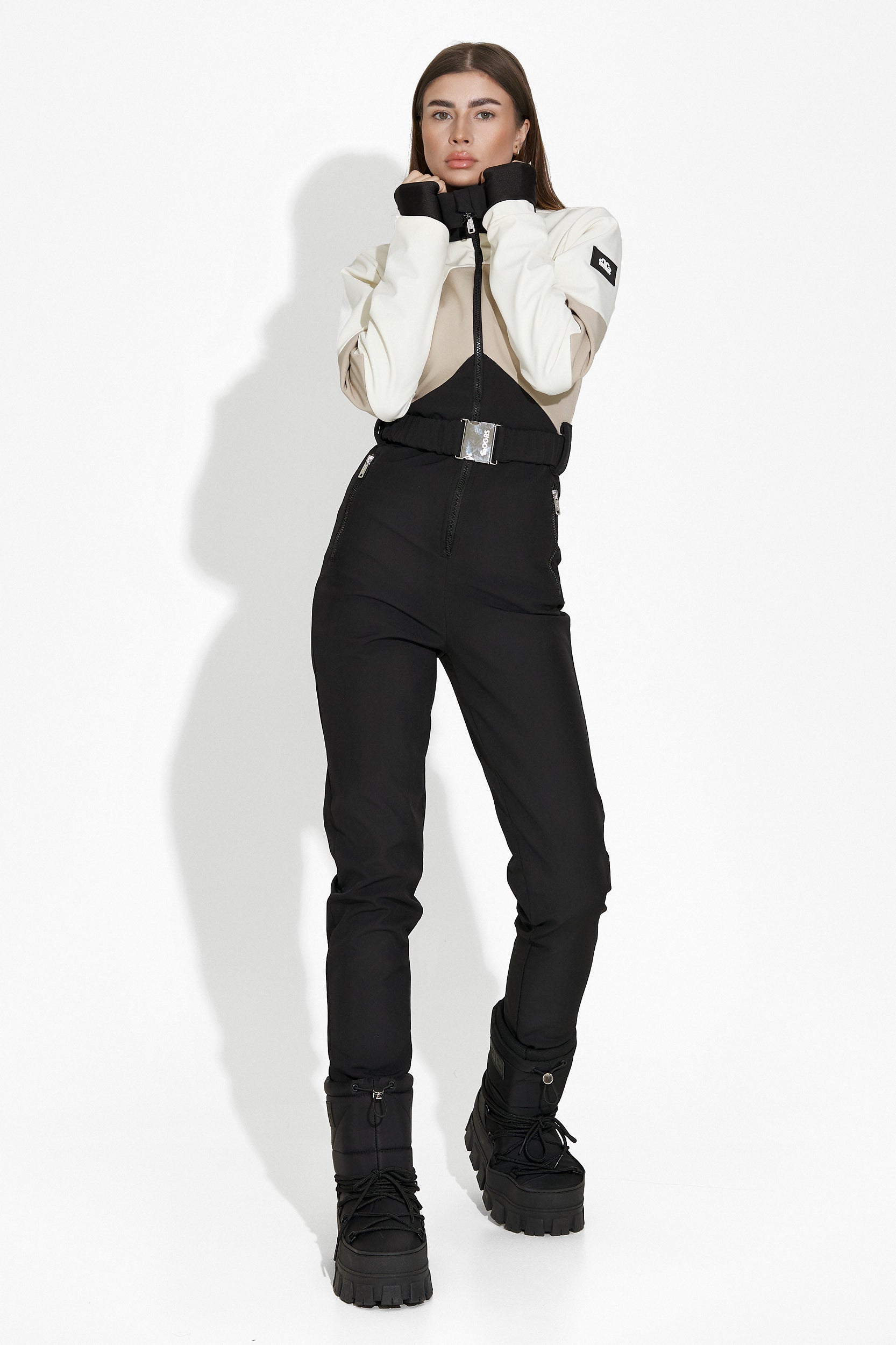 Casual ски облекло в бежово и черно Radika Bogas