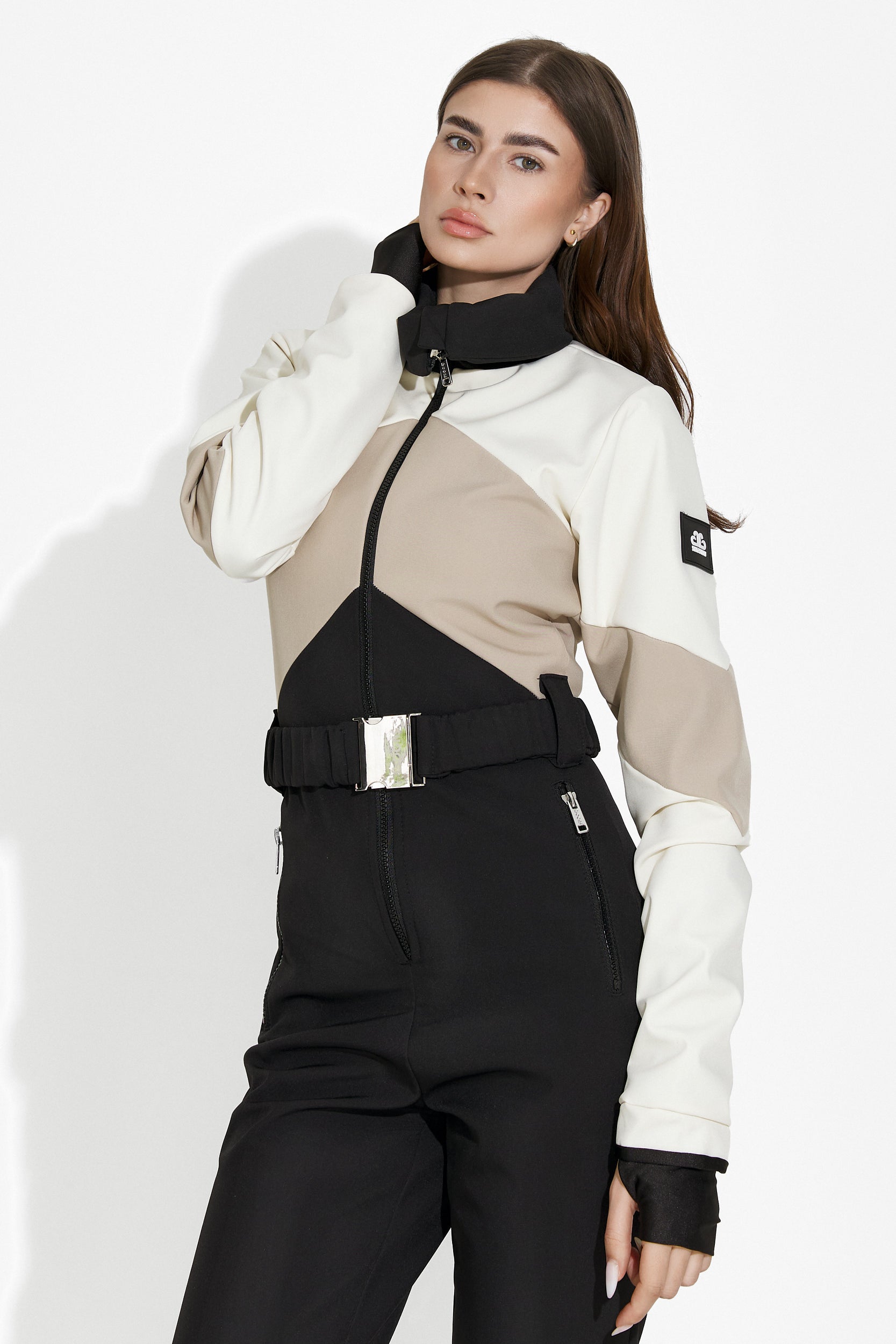 Casual ски облекло в бежово и черно Radika Bogas