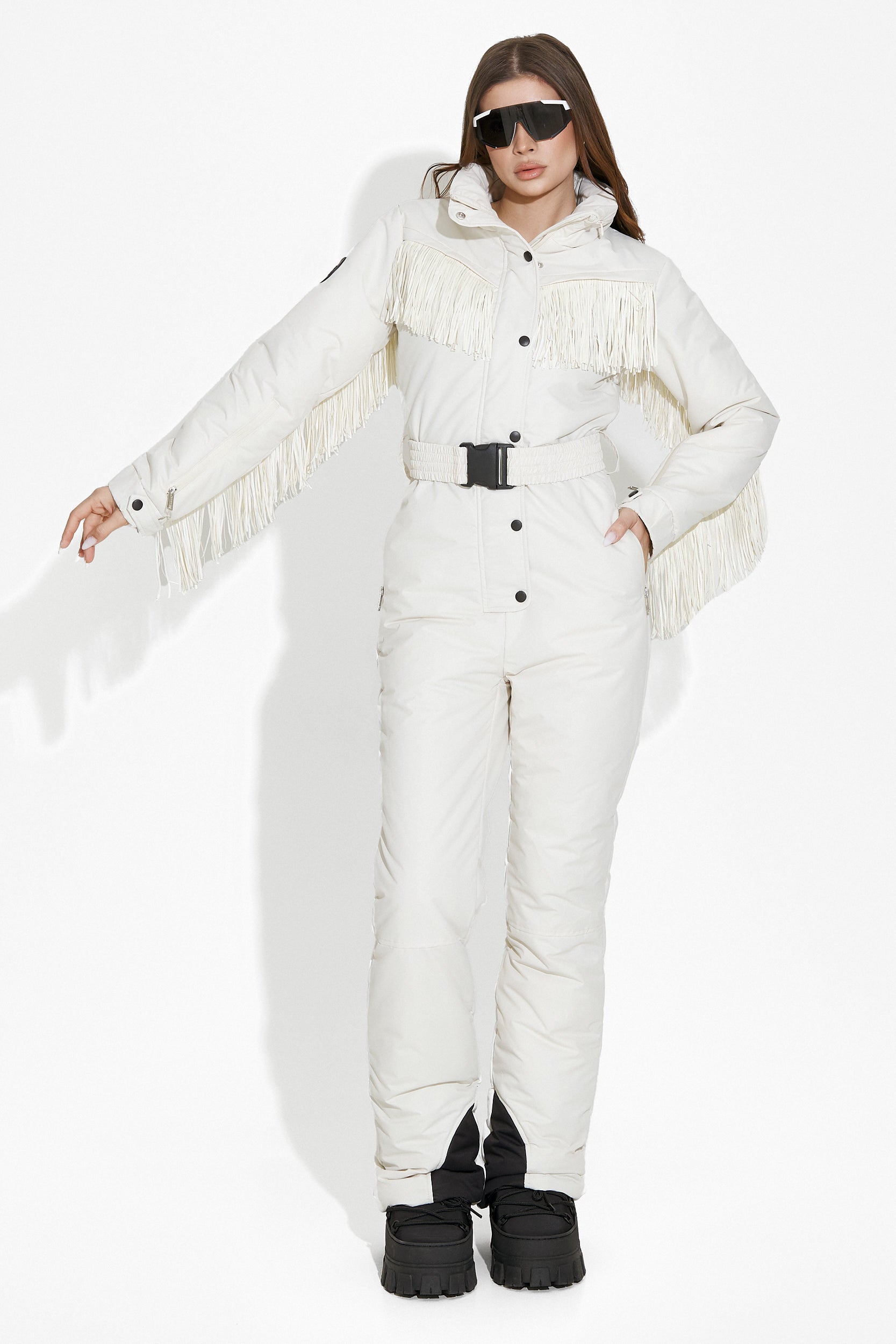 Кежуал ски-комбинезон в бежово от Ritanya Bogas