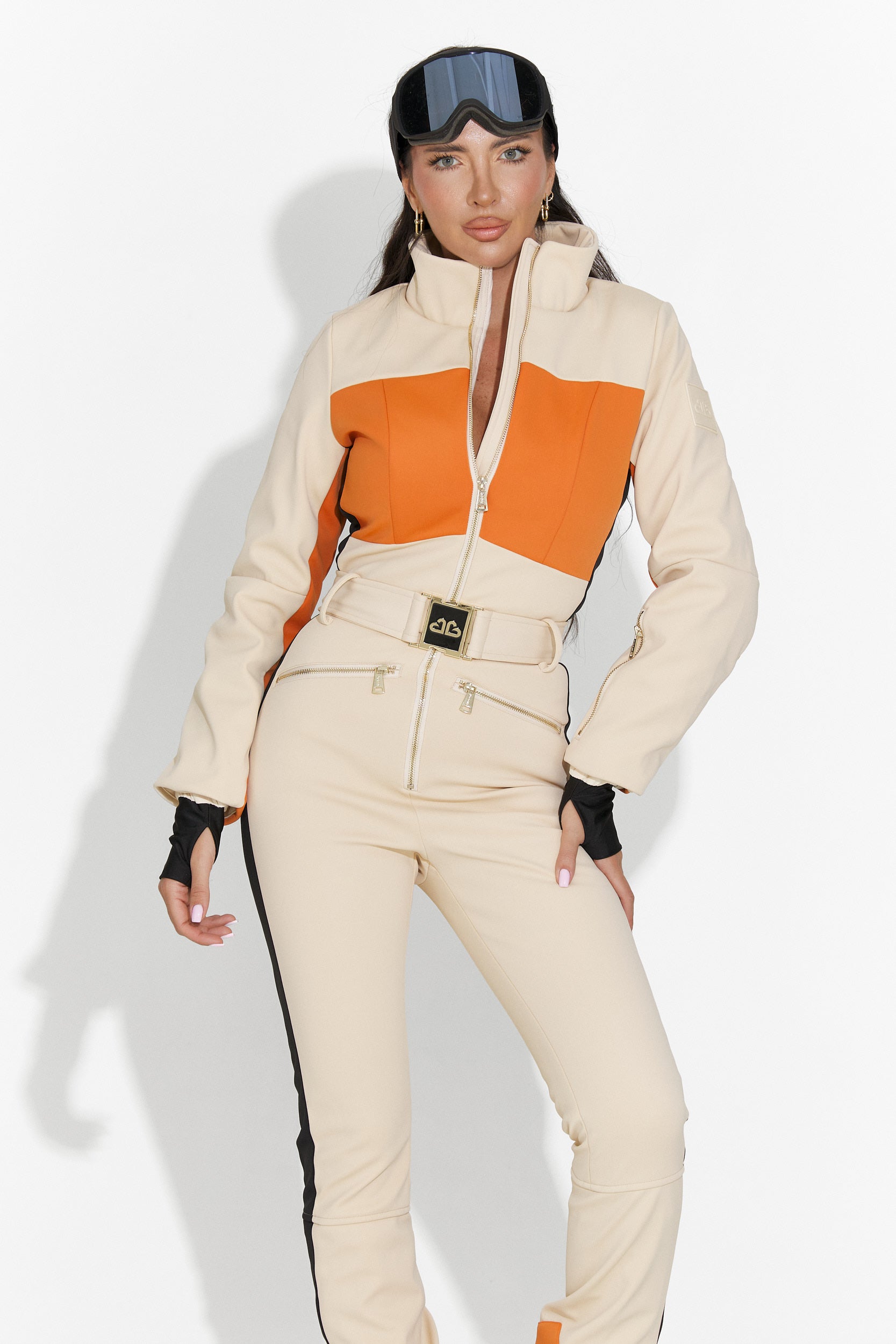 Ежедневен ски гащеризон бежов Vernoa Bogas