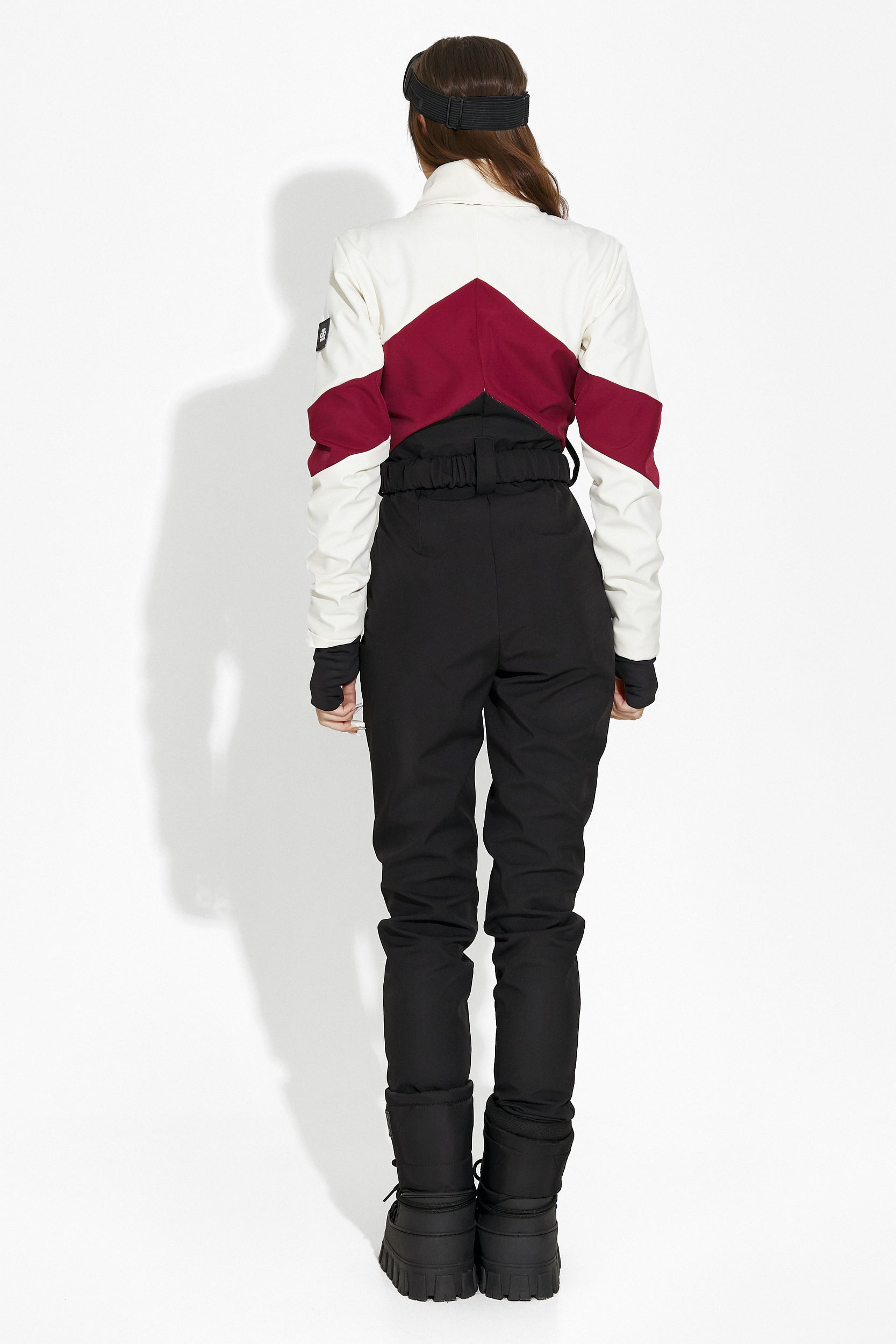 Ски облекло в бордо и черно Radika Bogas