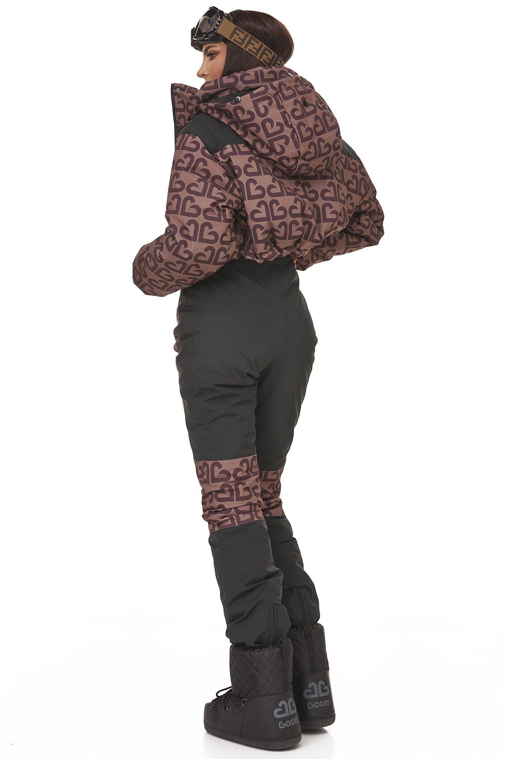 Senileda Bogas кафяв ежедневен ски костюм