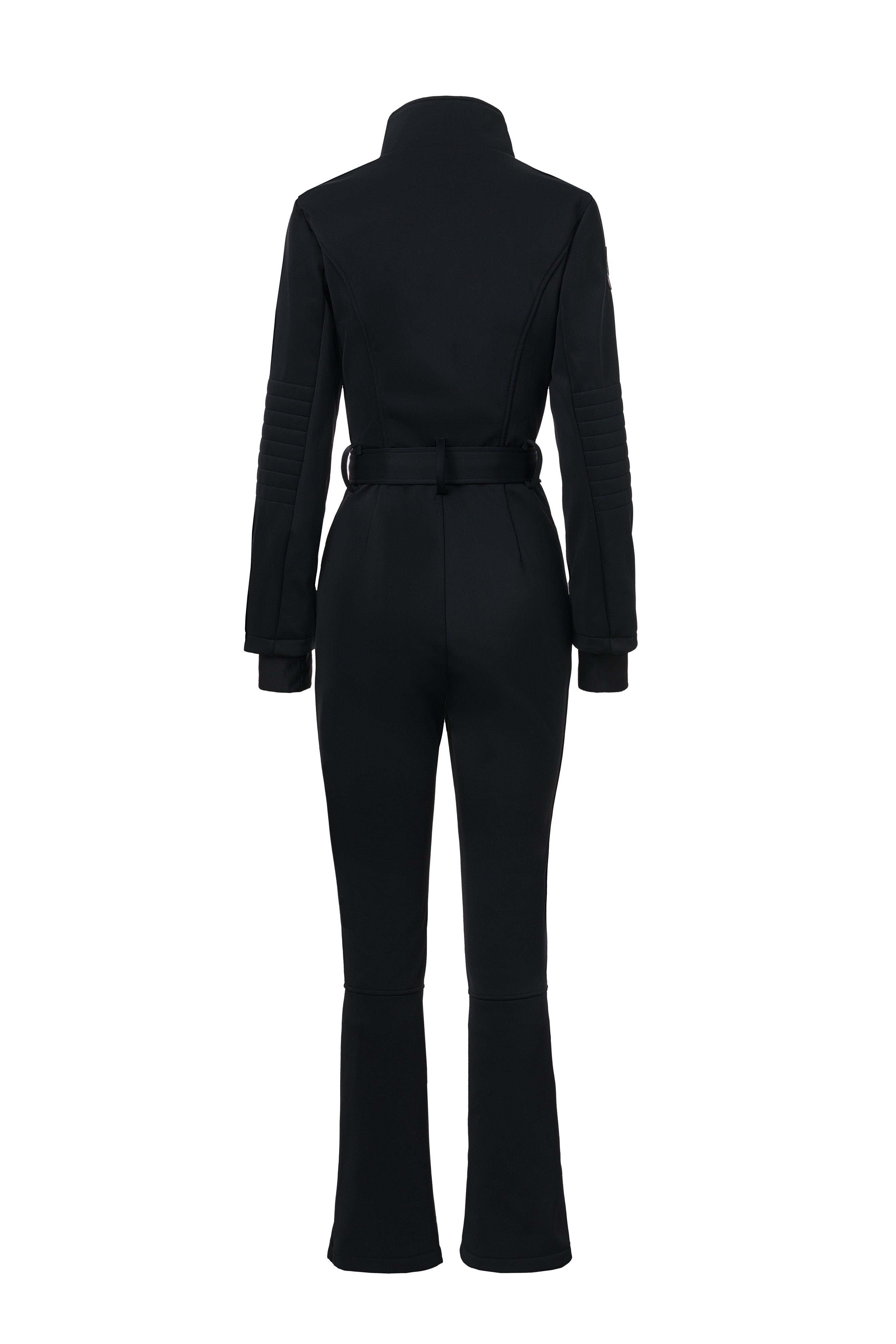 Черен спортен ски-комбинезон на Жорена Богас