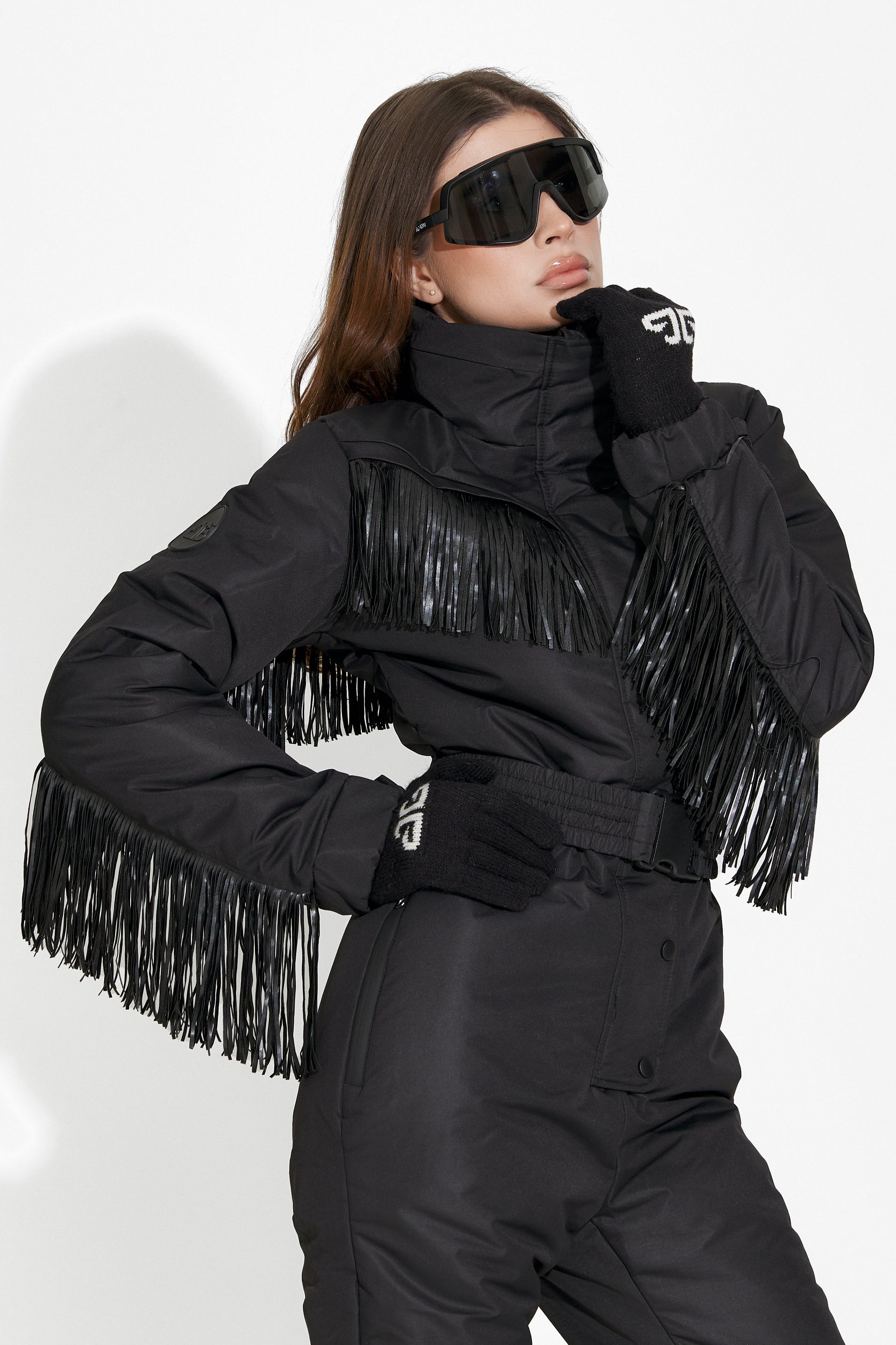 Черен ски-комбинезон за ежедневно носене Ritanya Bogas