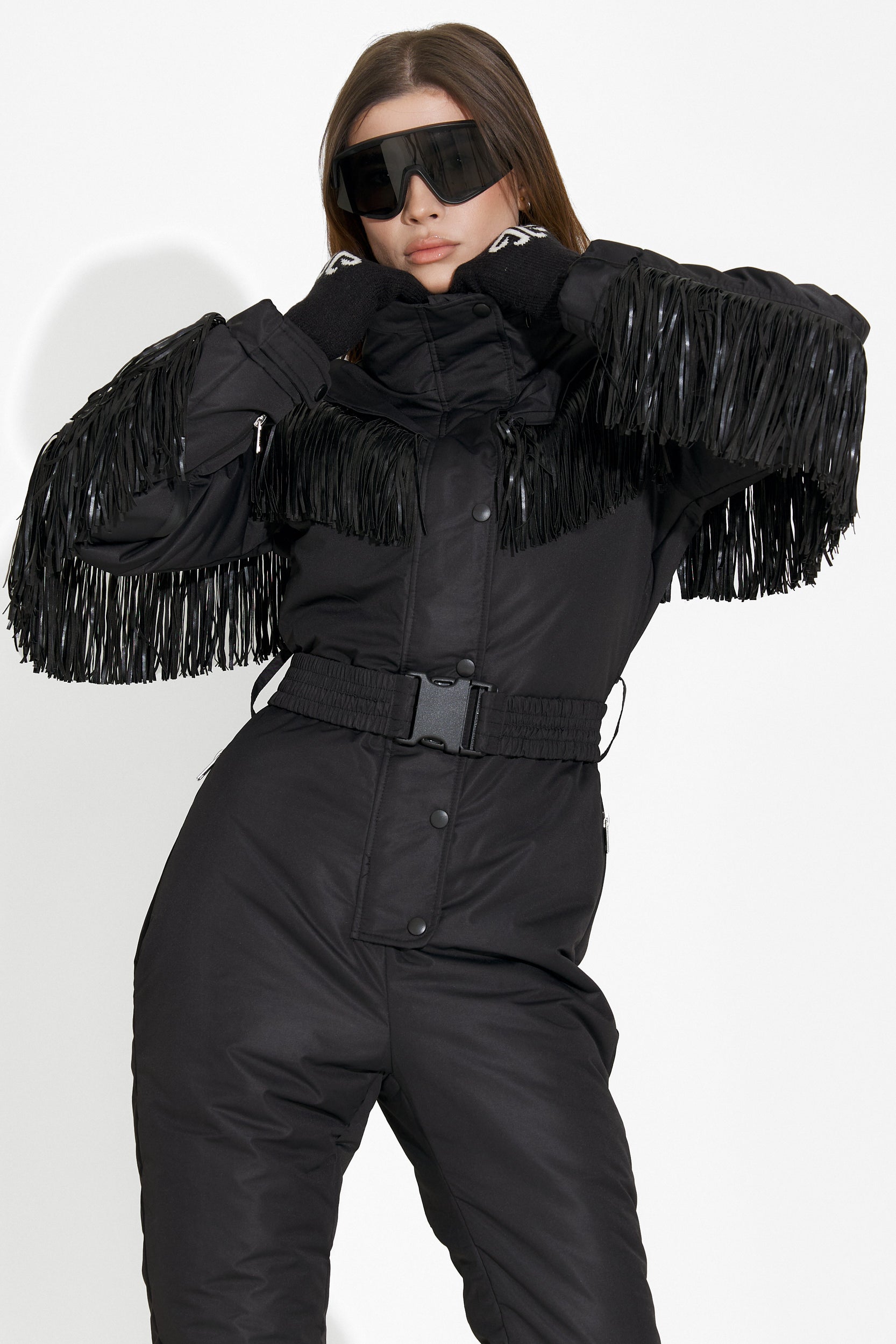 Черен ски-комбинезон за ежедневно носене Ritanya Bogas