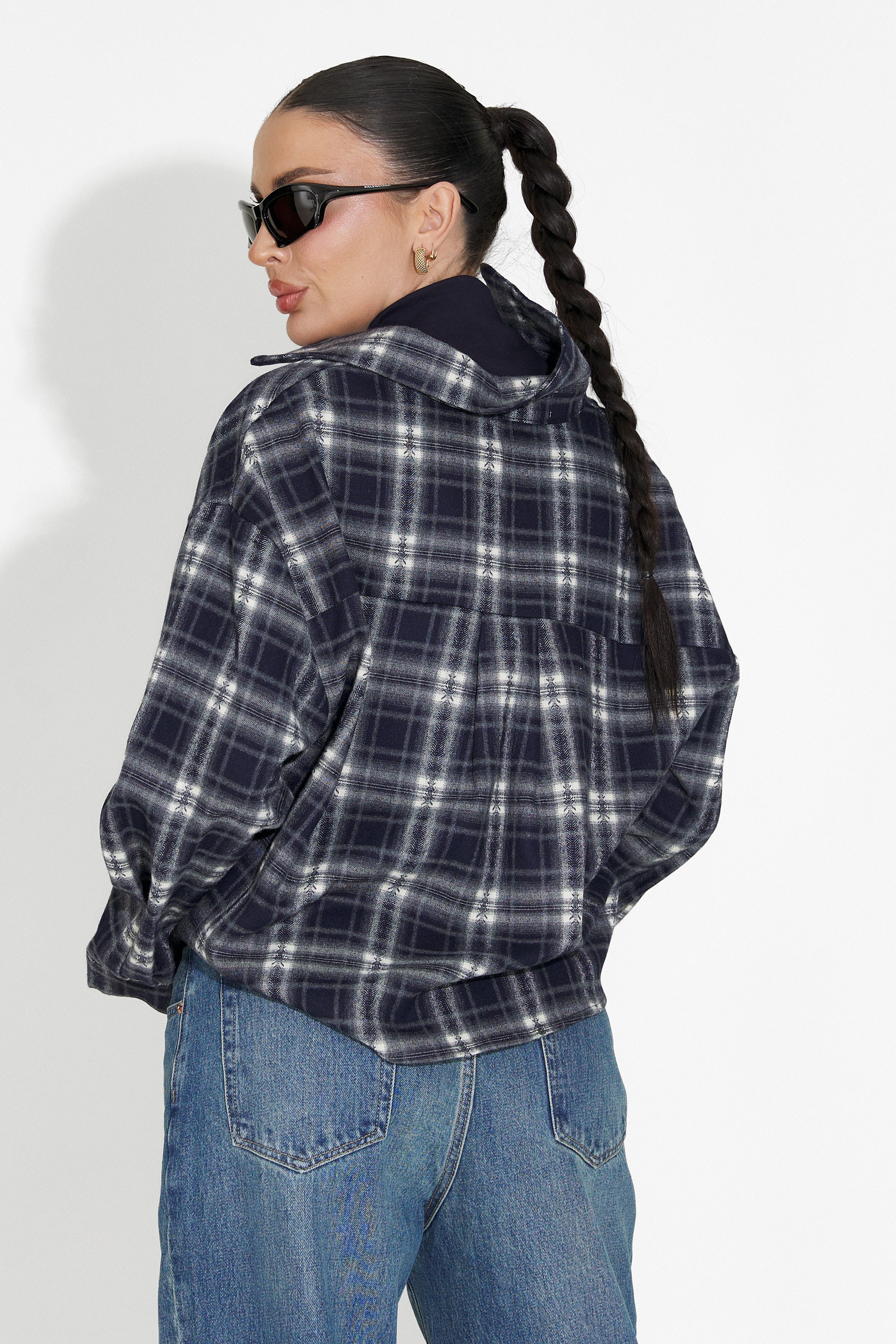 Комплект дамска риза + тъмносин потник Noielia Bogas