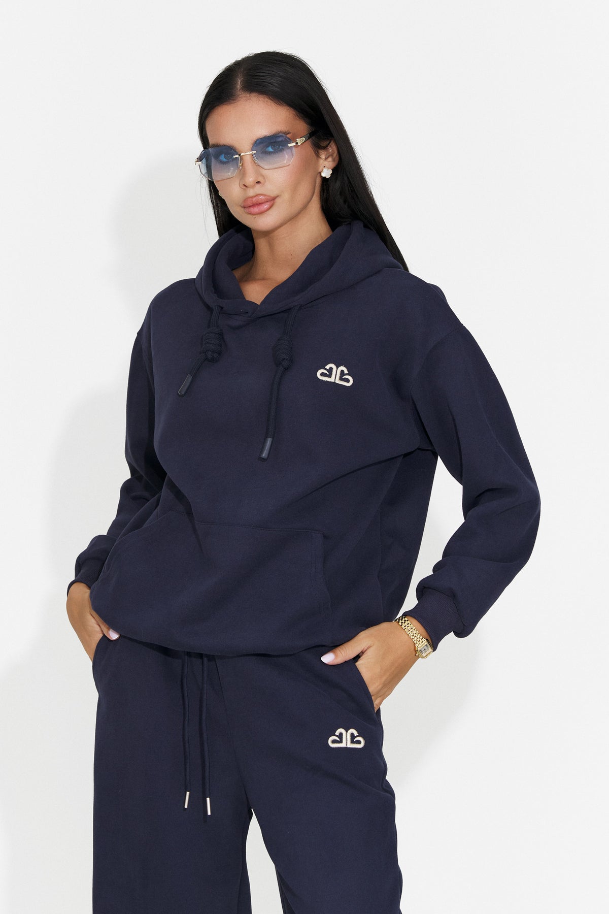 Trening casual bleumarin Braclaela Bogas