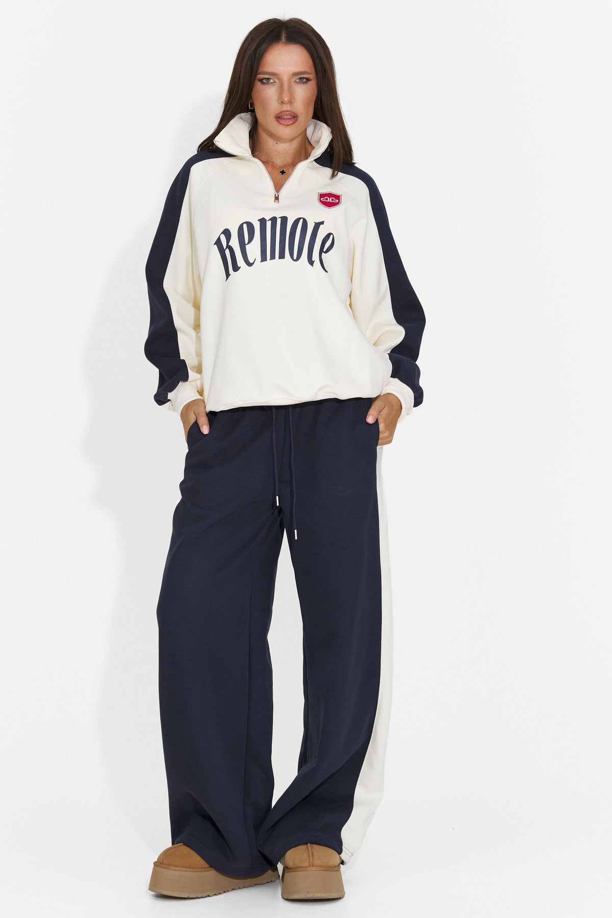 Trening casual bleumarin Raneoria Bogas