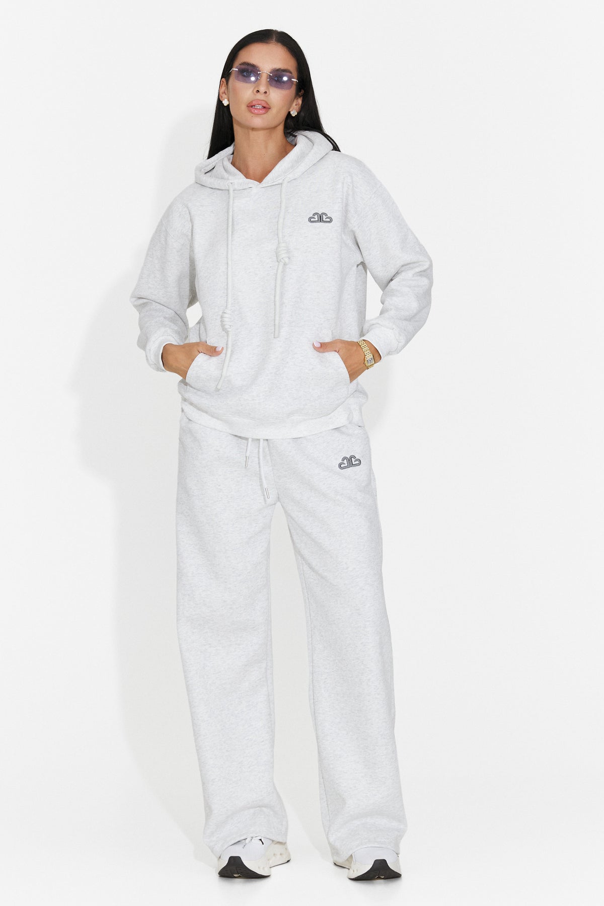 Trening casual gri Braclaela Bogas