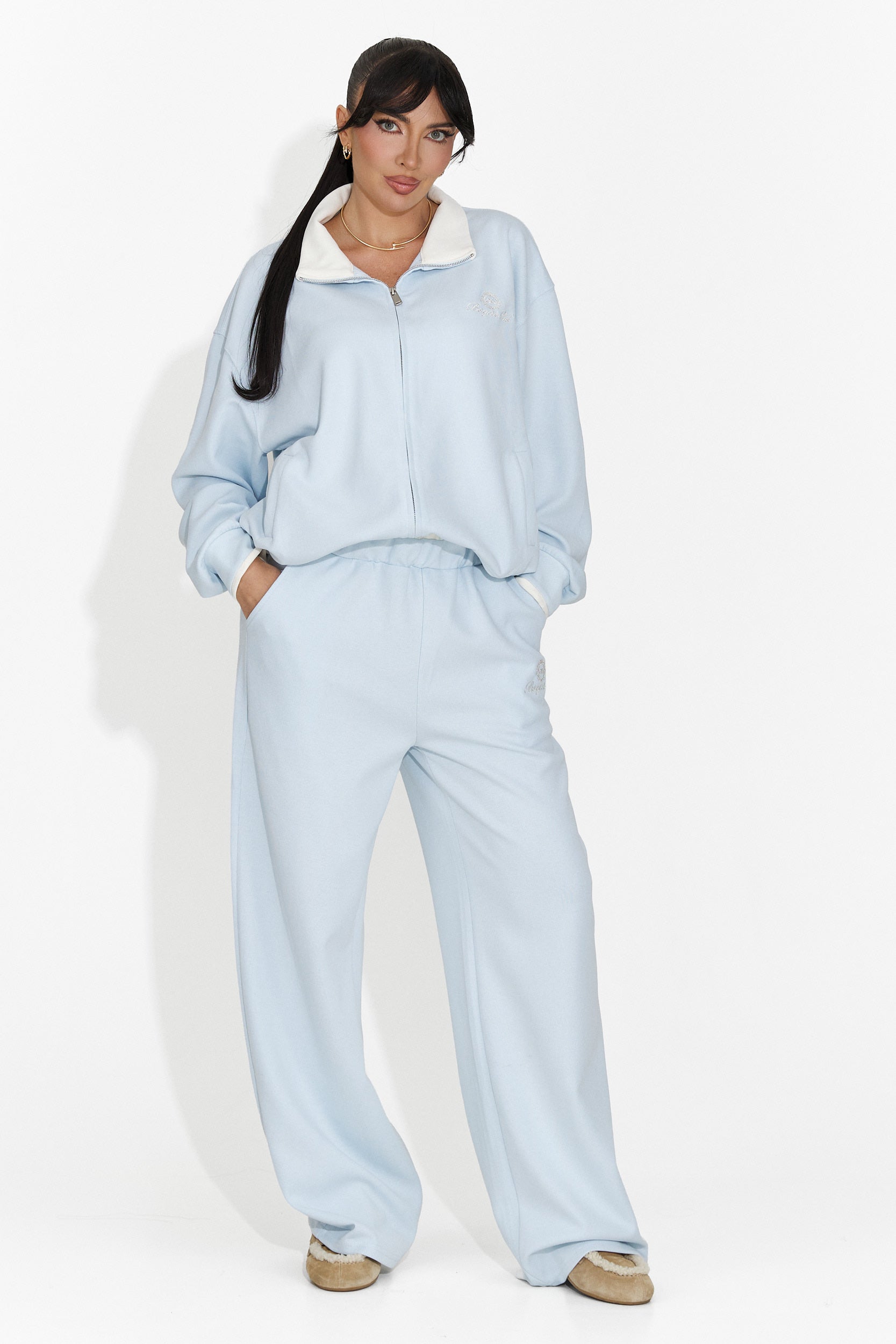 Дамски спортен комплект в светлосиньо Lysara Bogas